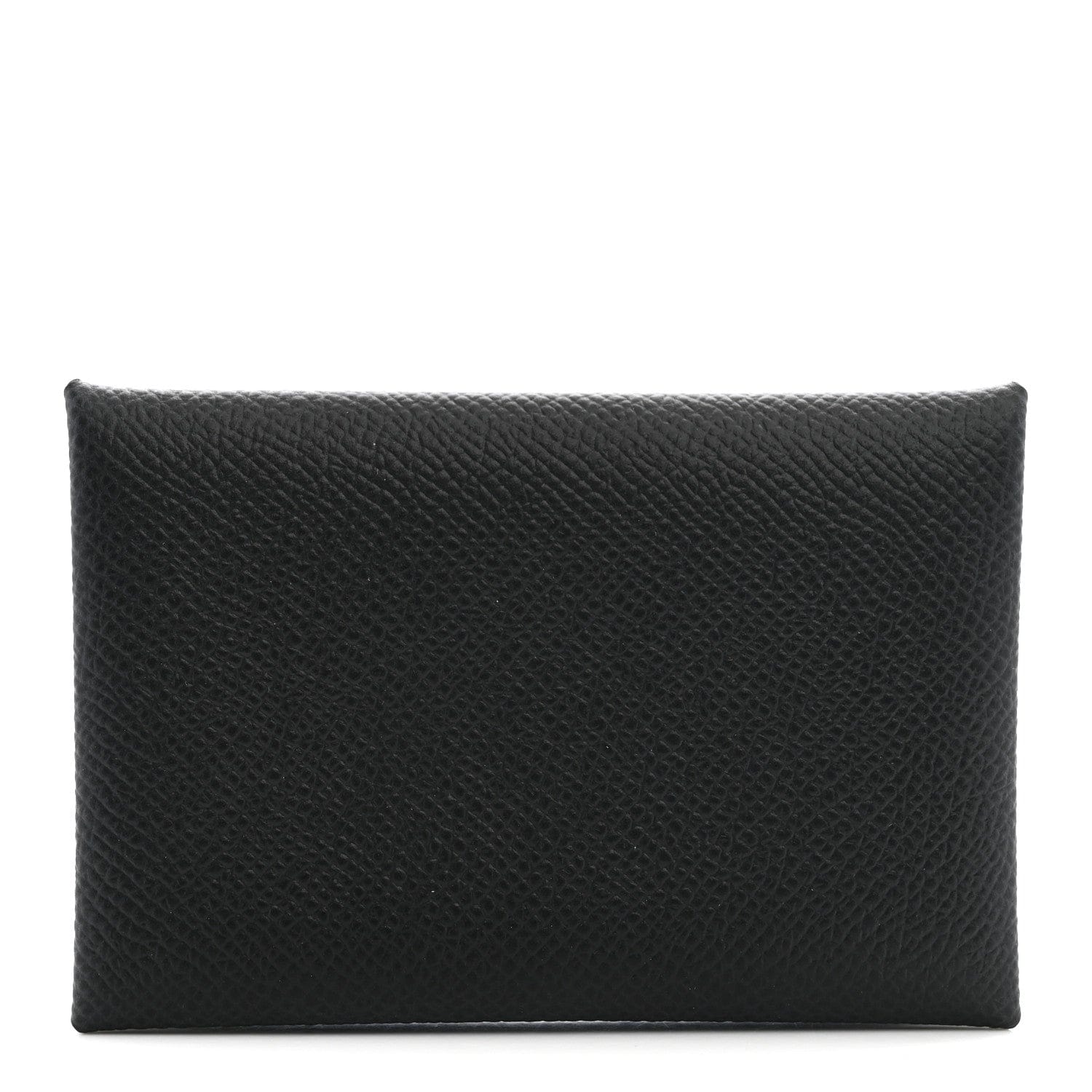 Hermes Epsom Calvi Card Case Black