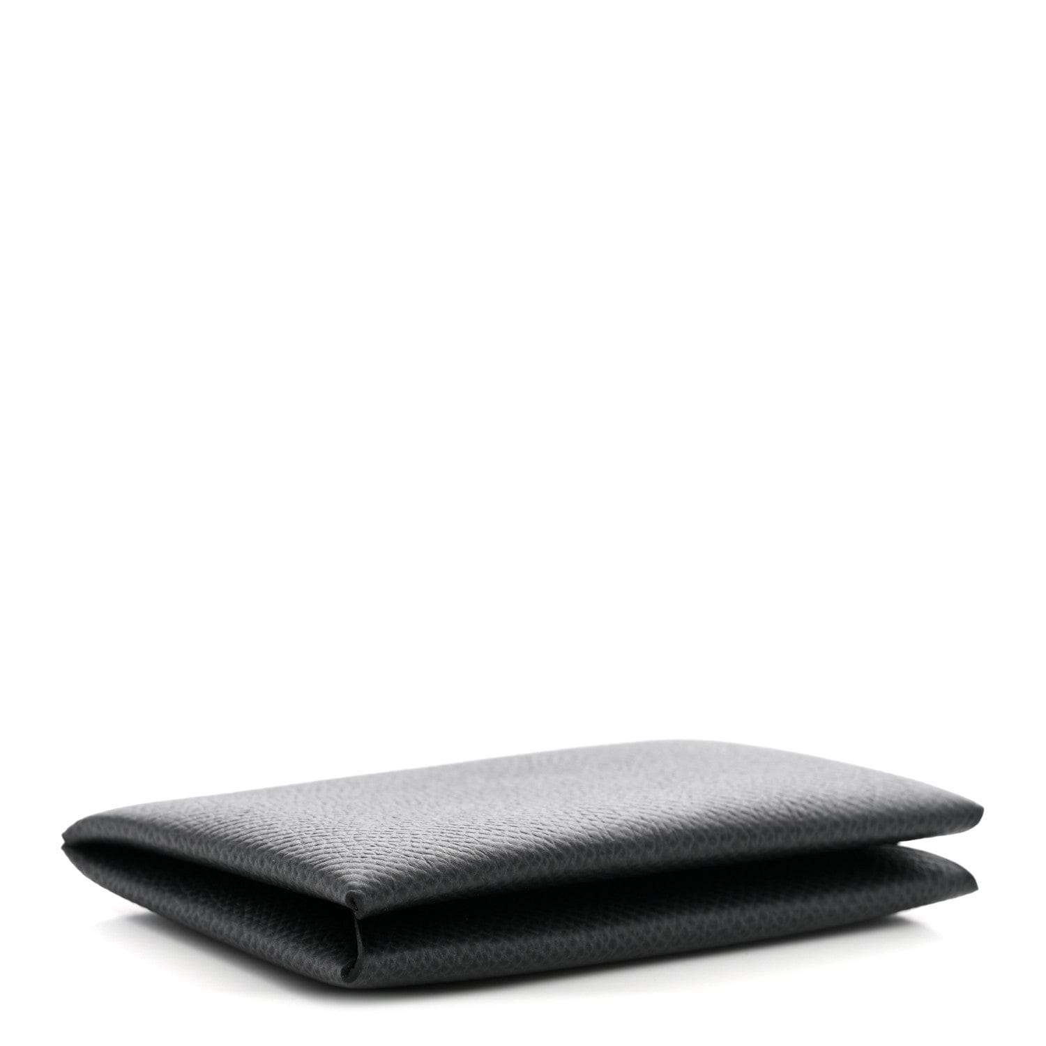 Hermes Epsom Calvi Card Case Black