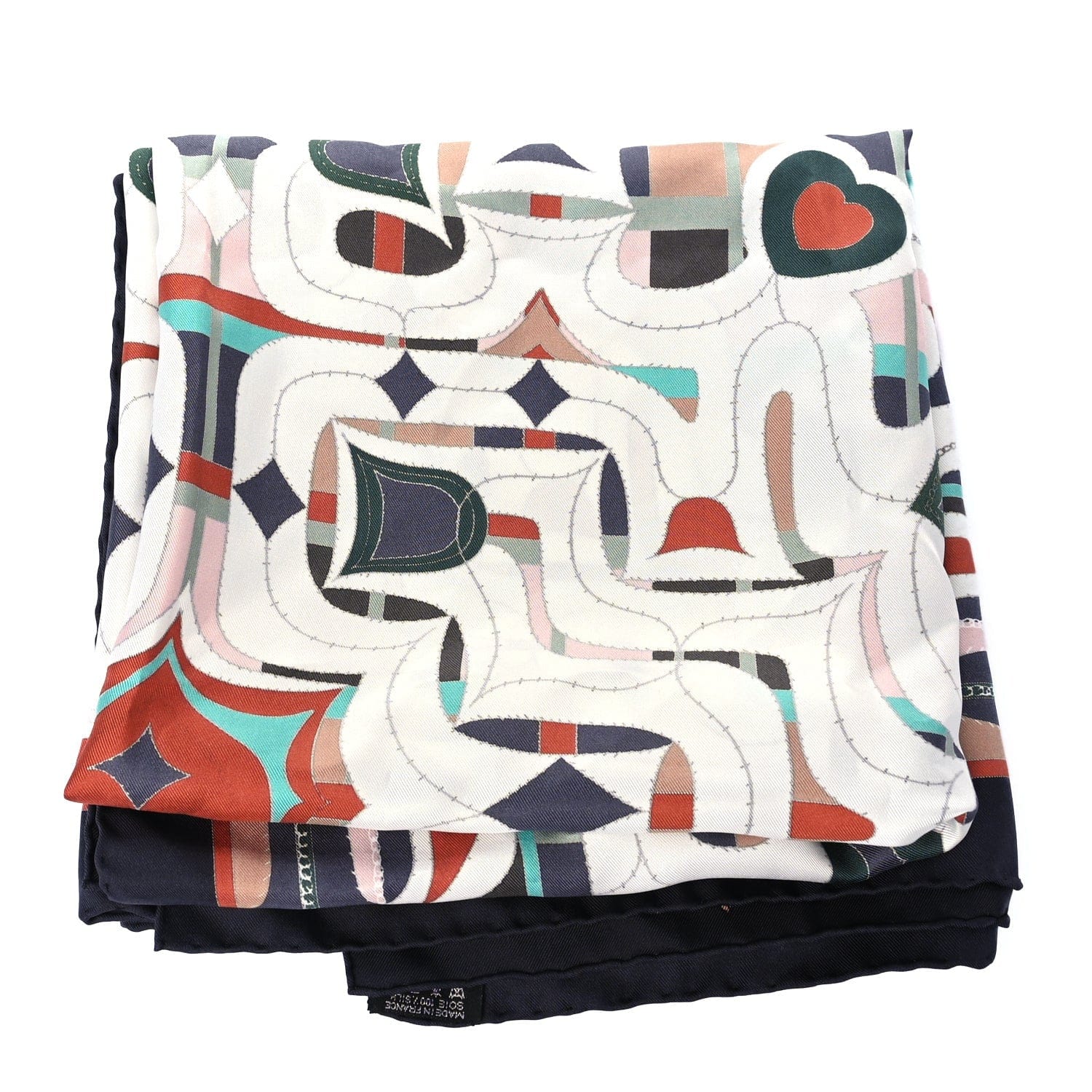 Hermes Silk Esprit Ainou Scarf 90 Multicolor
