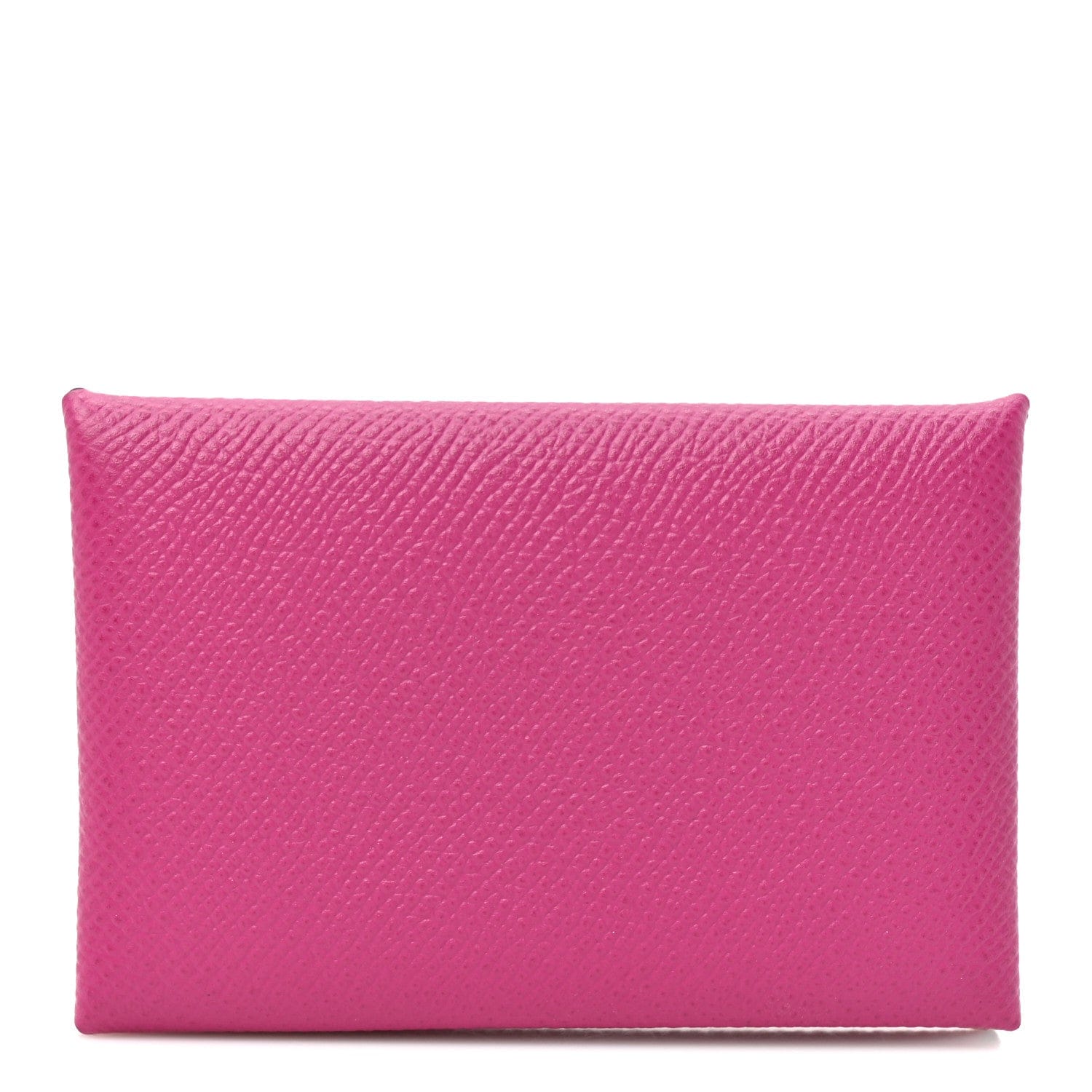 Hermes Epsom Calvi Card Case Rose Pourpre