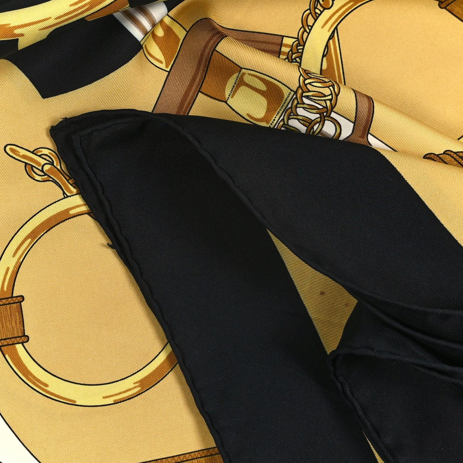 Hermes Silk Eperon D'Or Scarf 90