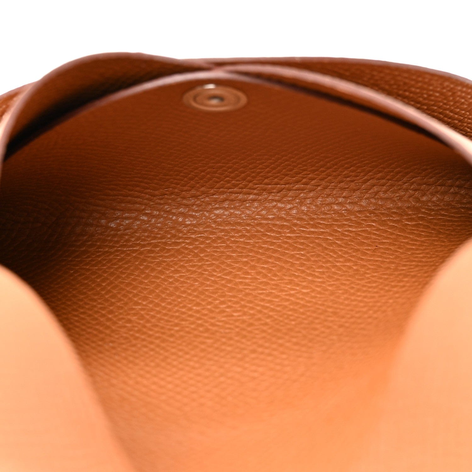 Hermes Epsom Calvi Duo Card Case Gold