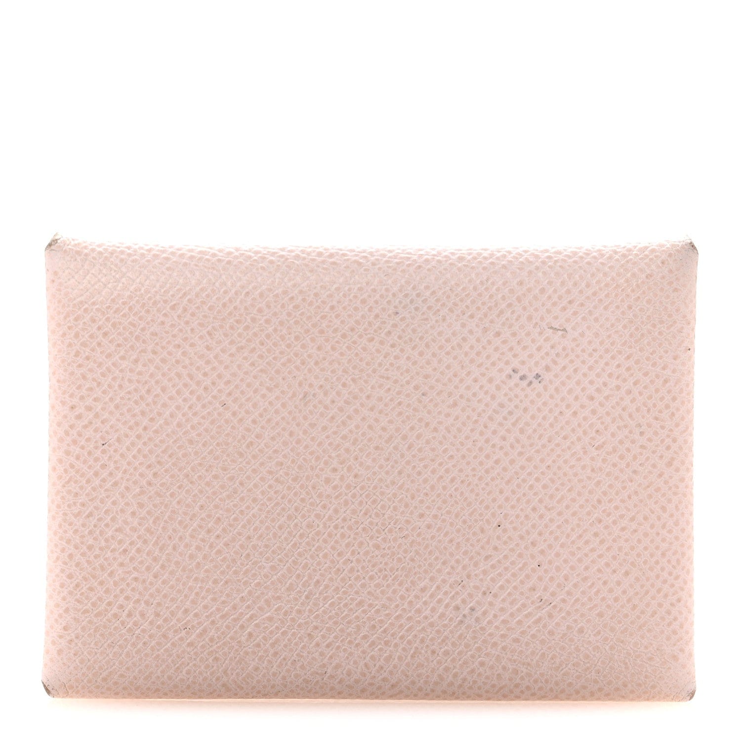 Hermes Epsom Calvi Duo Card Case Mauve Pale