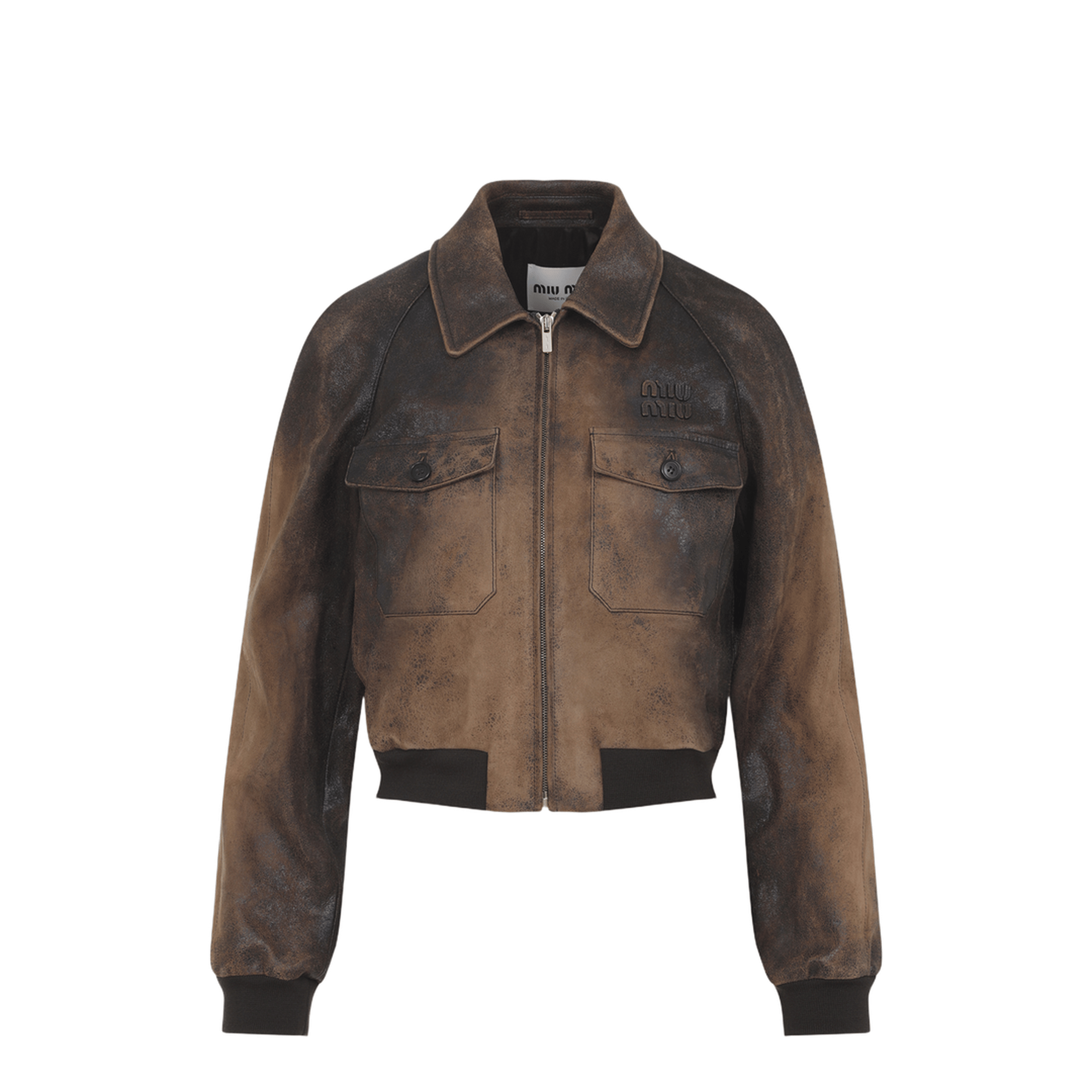 Miu Miu Lamb Leather Jacket