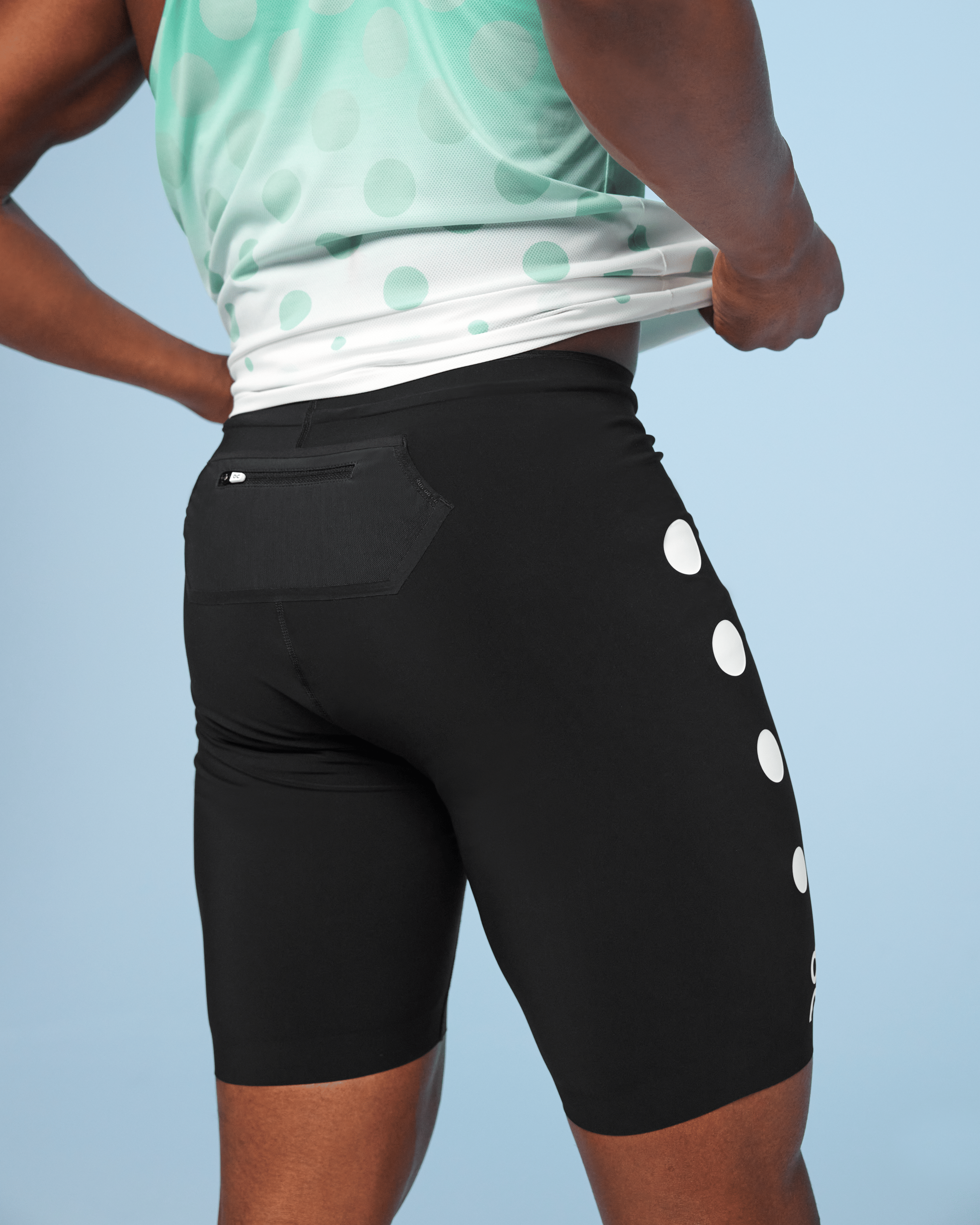On Running On Marathon Short Tight Distance Black