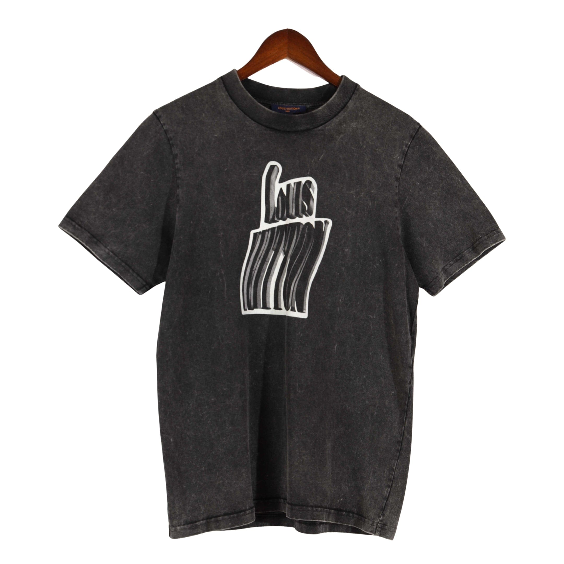 Louis Vuitton Black Print T - Shirt