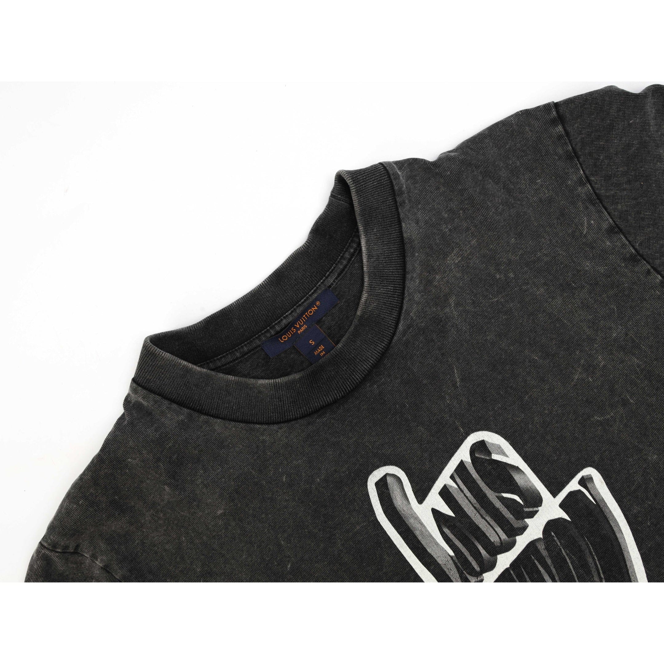 Louis Vuitton Black Print T - Shirt