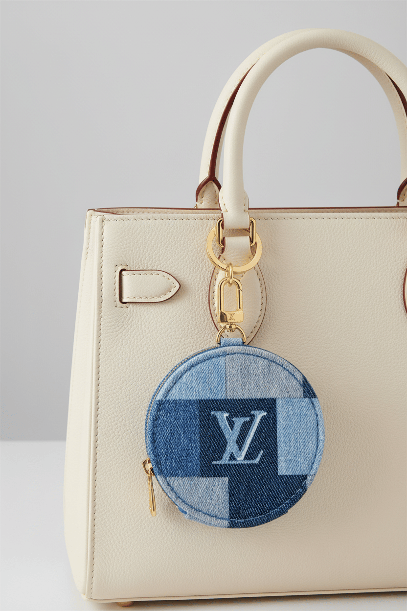 Louis Vuitton Denim Patchwork Pochette