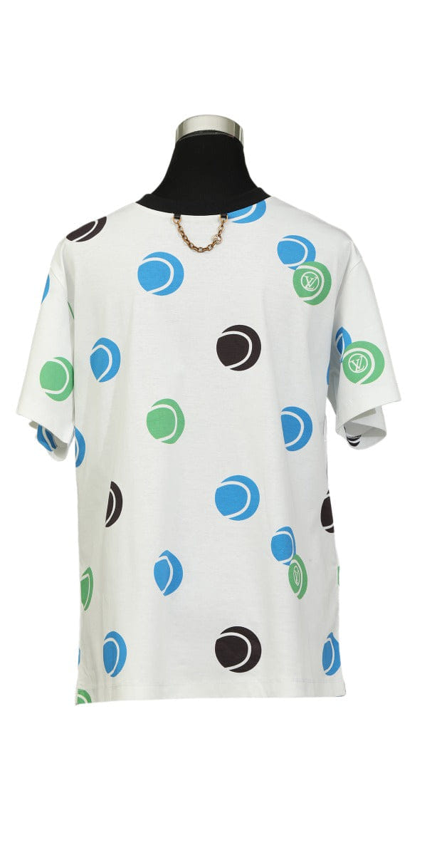Louis Vuitton Size S Tennis Ball Chain Logo T - Shirt