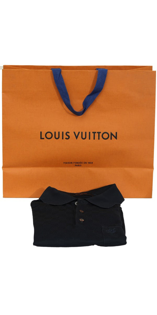 Louis Vuitton Size S Blue Damier Checks T - Shirt