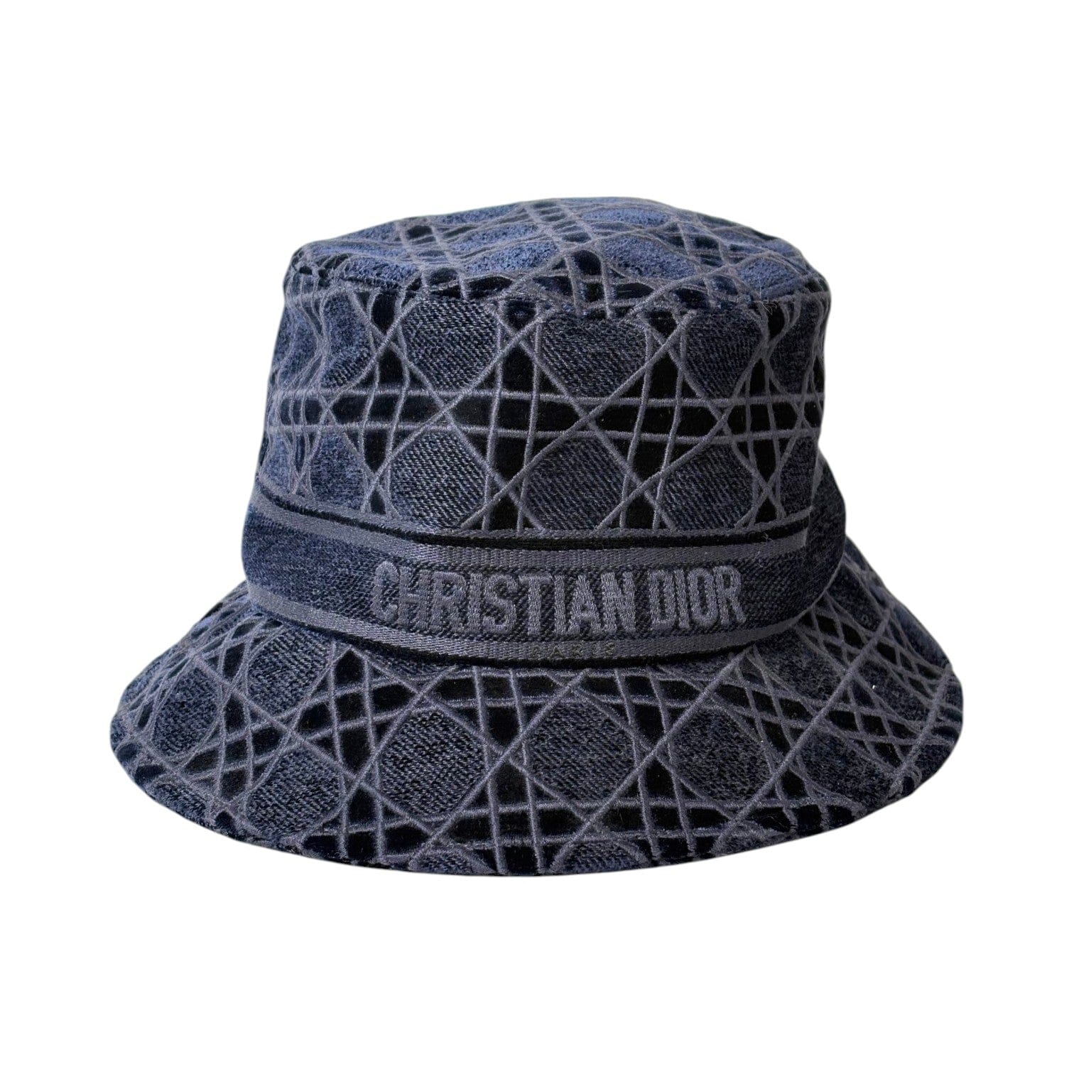 Dior Navy Teddy D Bucket - size 58