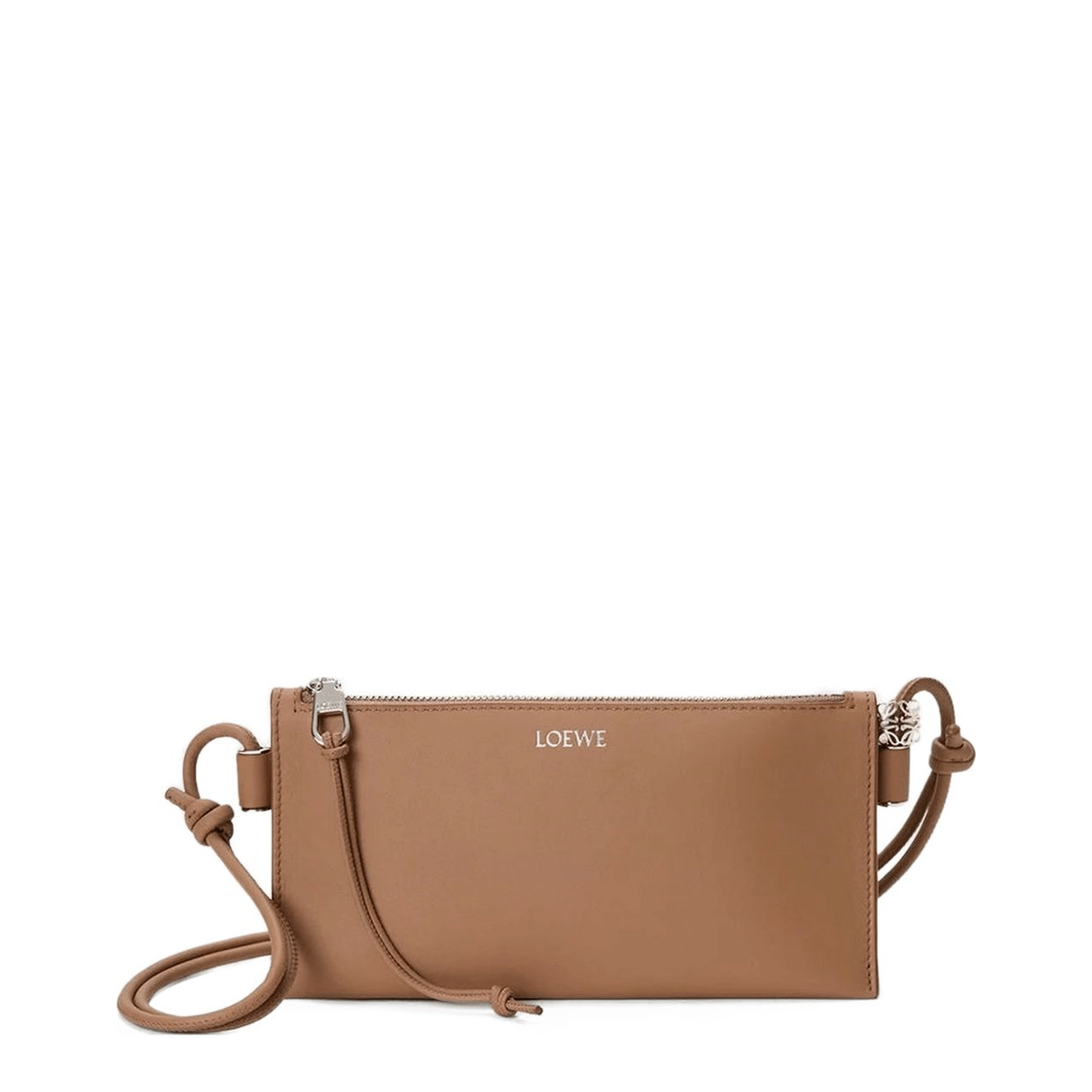 Loewe Joya Pouch In Nappa Calfskin - Mocha