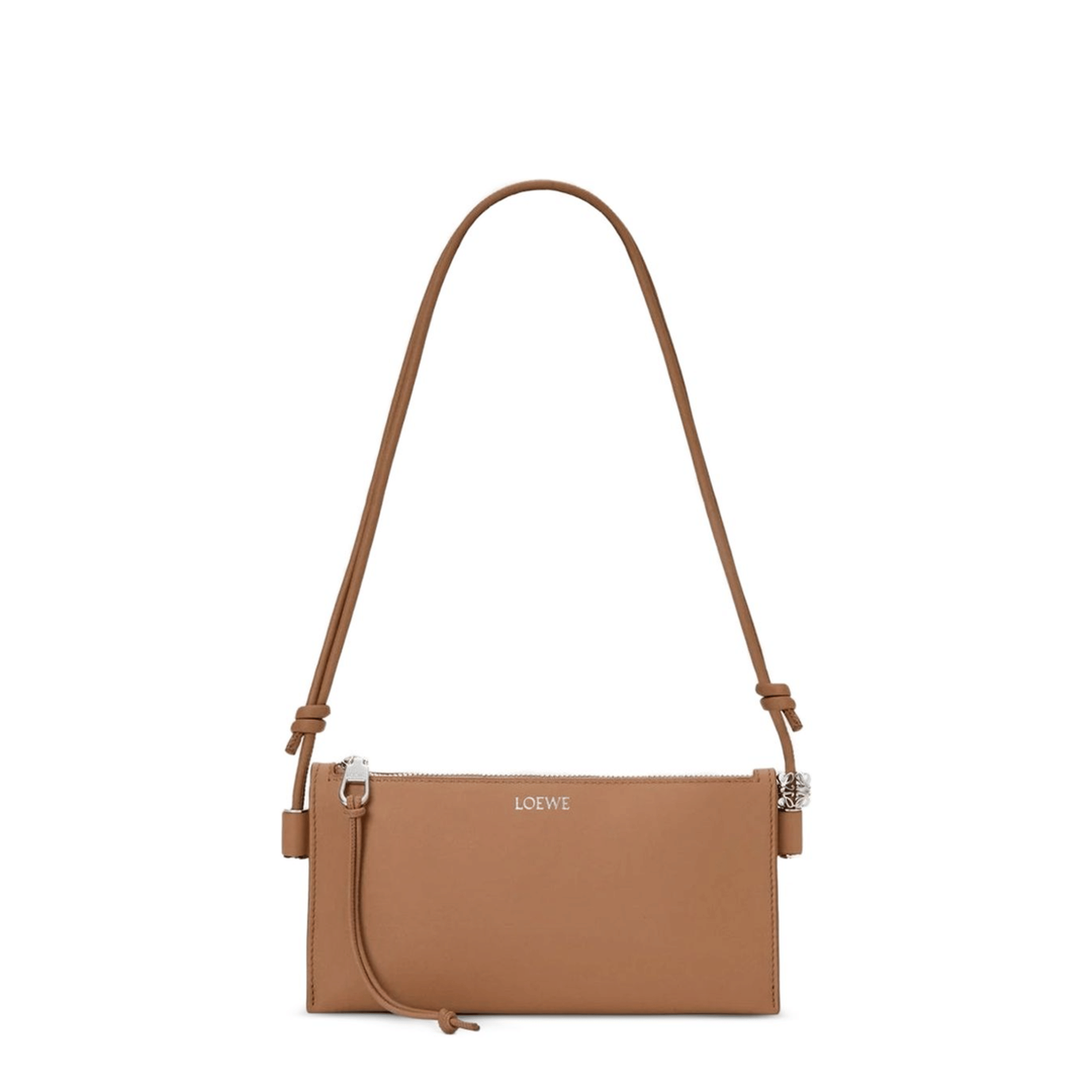 Loewe Joya Pouch In Nappa Calfskin - Mocha