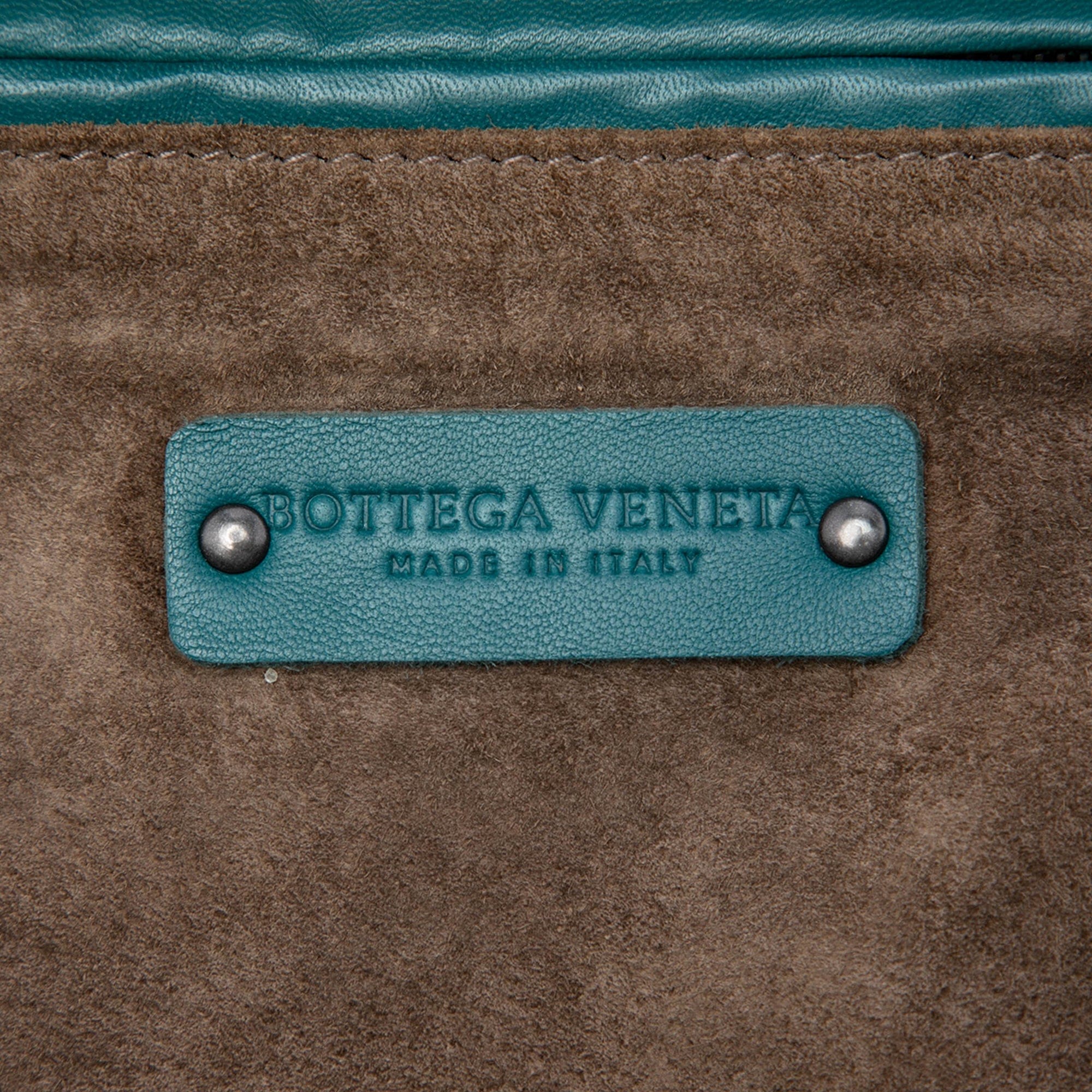 Bottega Veneta Nappa Intrecciato Cube Shoulder Bag