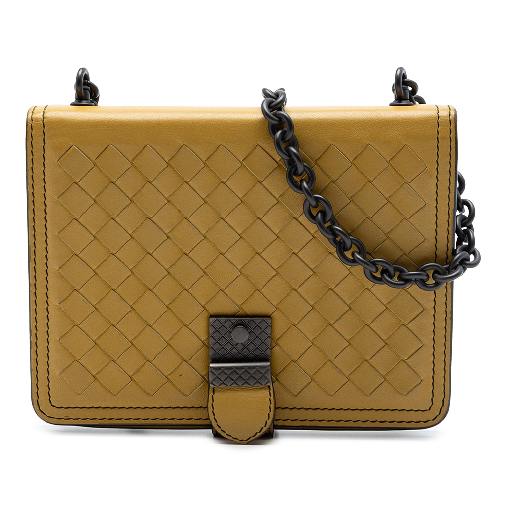 Bottega Veneta Small Nappa Intrecciato Runway Shoulder Bag
