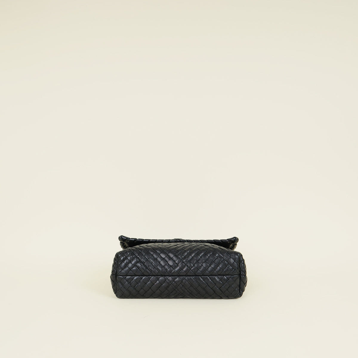 Bottega Veneta Black Intrecciato Olimpia Stitches Shoulder Bag