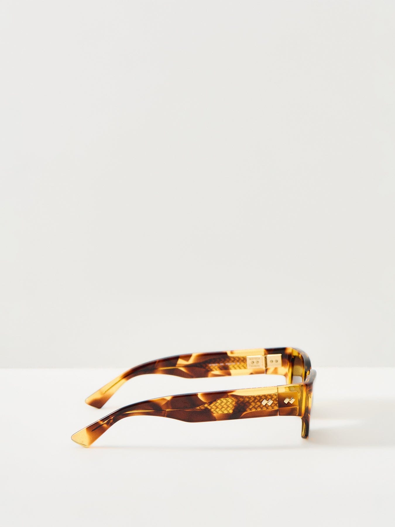 Bottega Veneta BV1400S Rectangle Sunglasses Brown