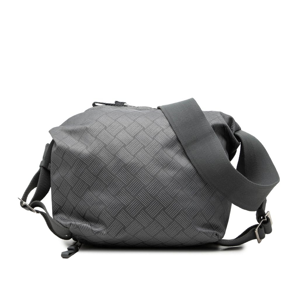 Bottega Veneta Nylon Intrecciato Trekking Shoulder Bag