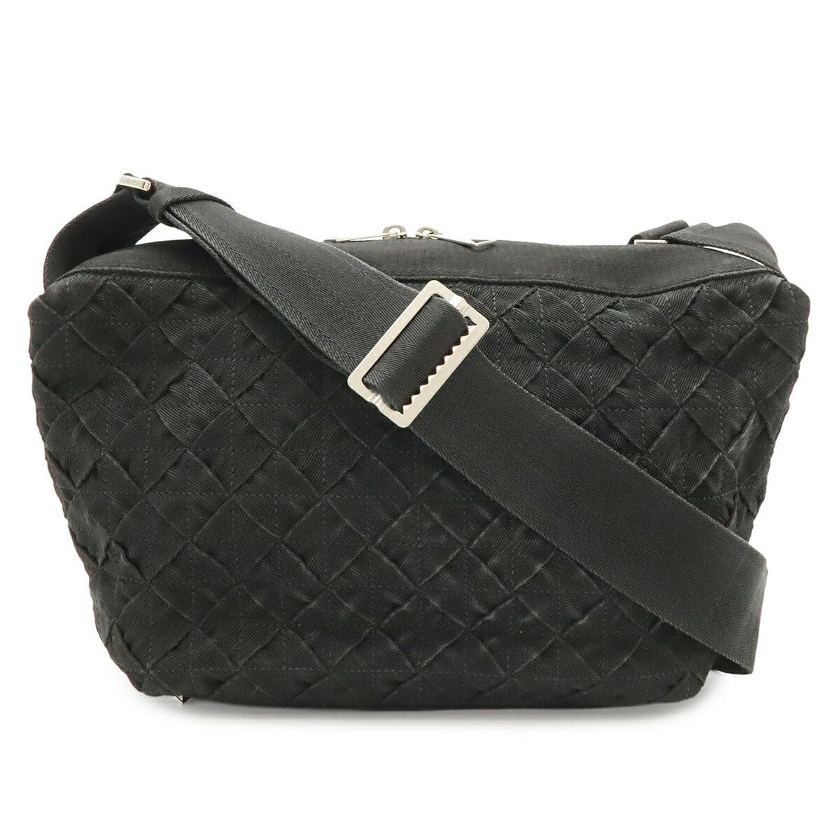Bottega Veneta Intrecciato Canvas Shoulder Bag