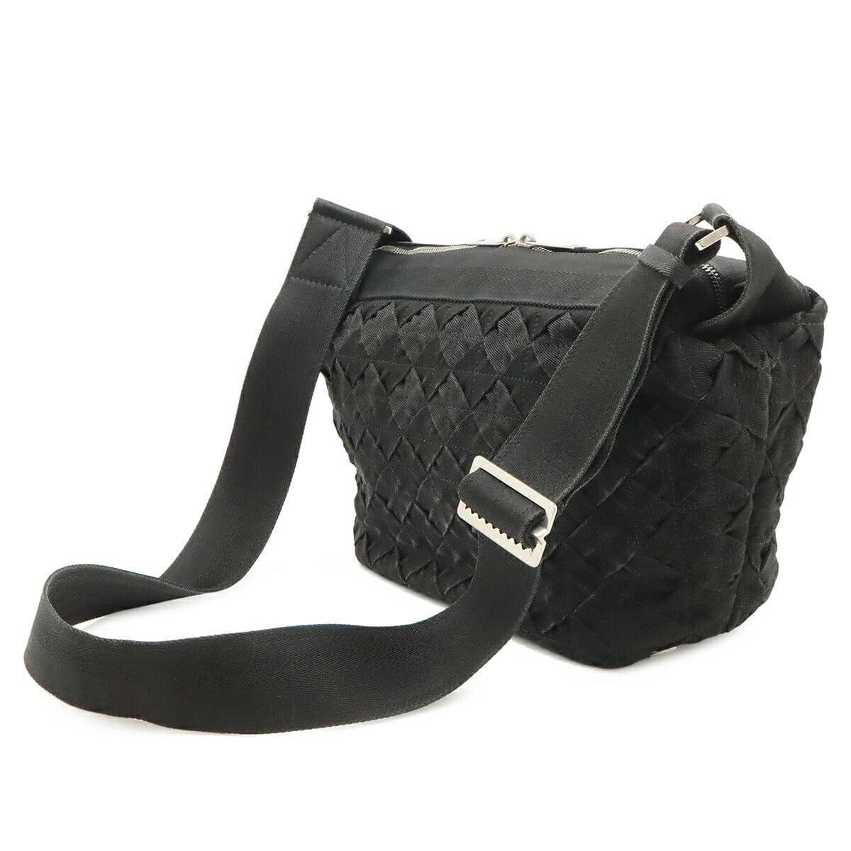 Bottega Veneta Intrecciato Canvas Shoulder Bag