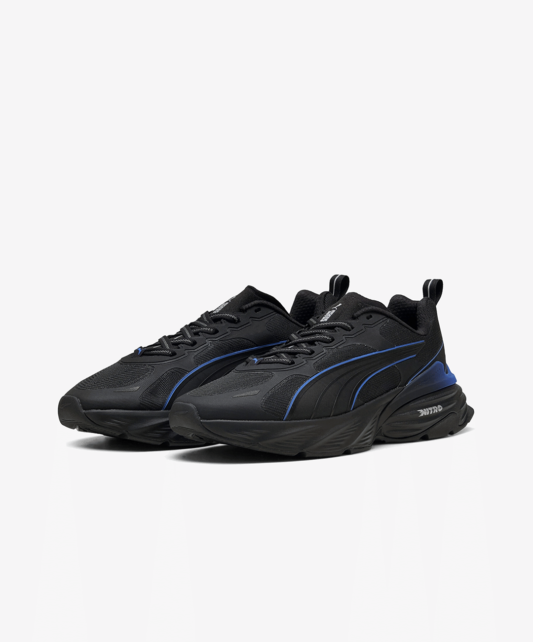 PUMA | PUMA FADE NITRO V2 { PUMA BLACK/ROYAL SAPPHIRE