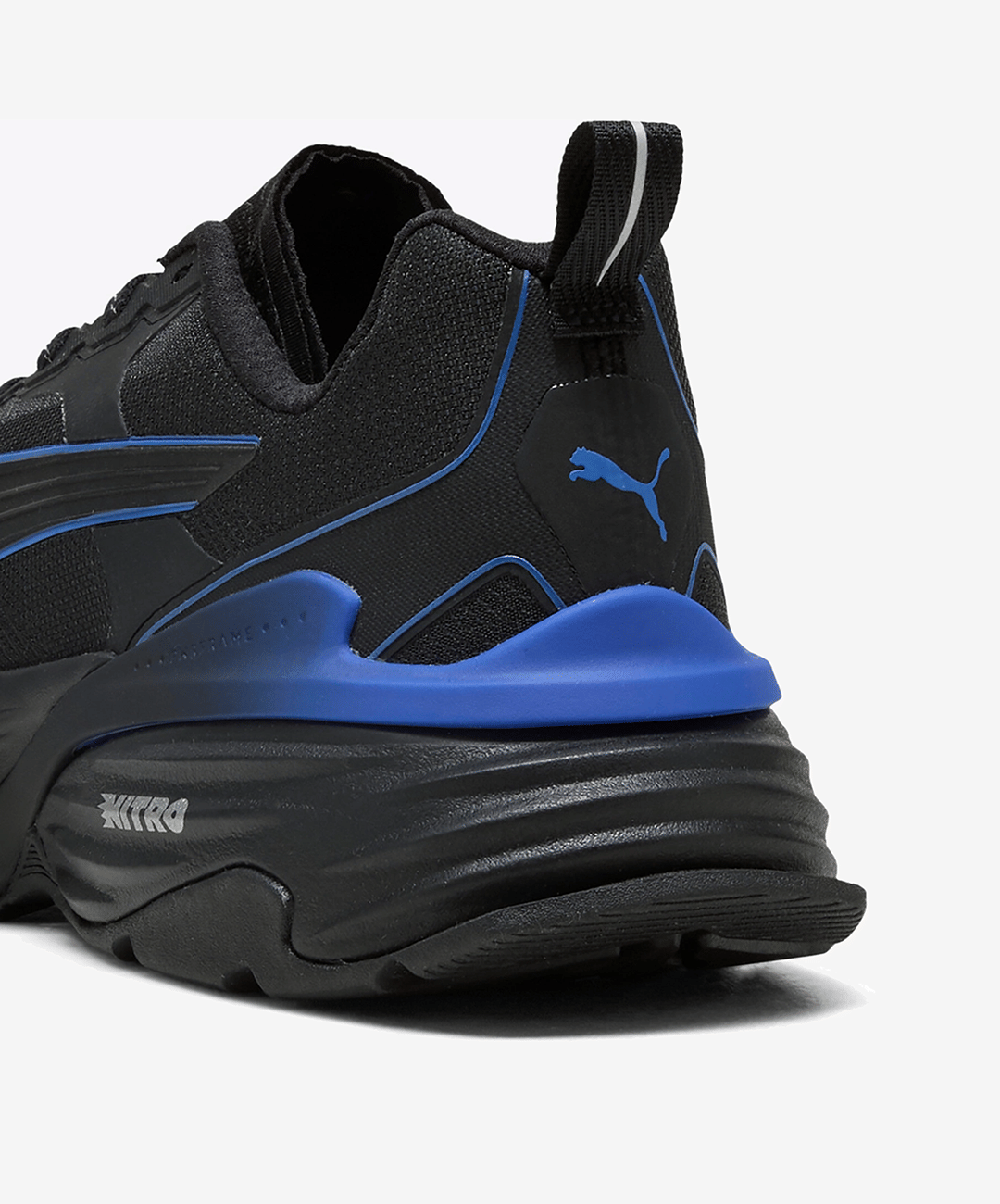 PUMA | PUMA FADE NITRO V2 { PUMA BLACK/ROYAL SAPPHIRE