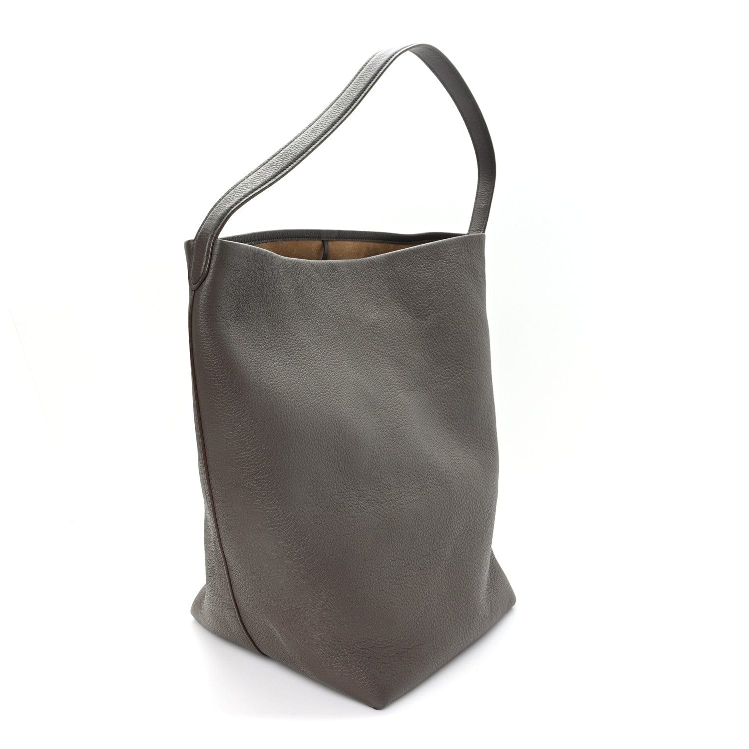 The Row Grained Calfskin Large N/S Park Tote Elephant