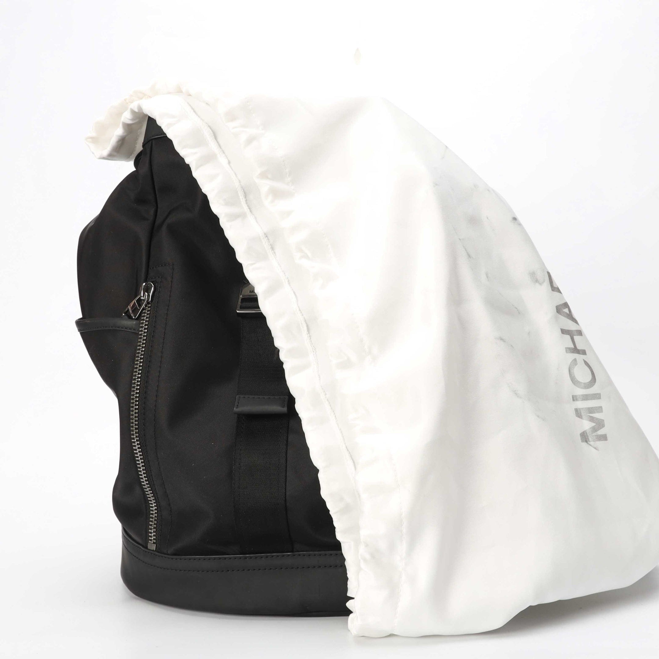 Michael Kors black Aviator Backpack
