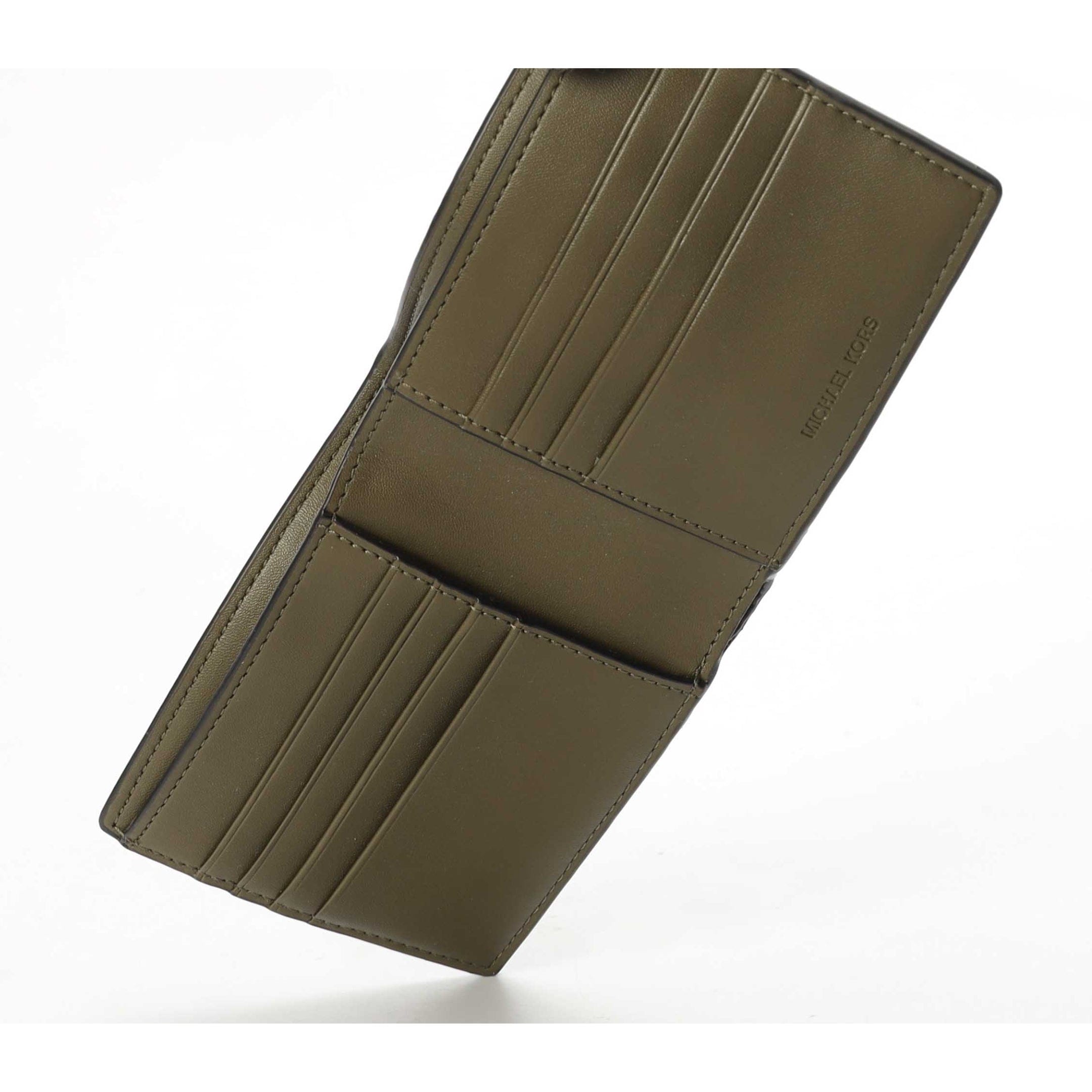 Michael Kors Hudson Green Logo Billfold Wallet
