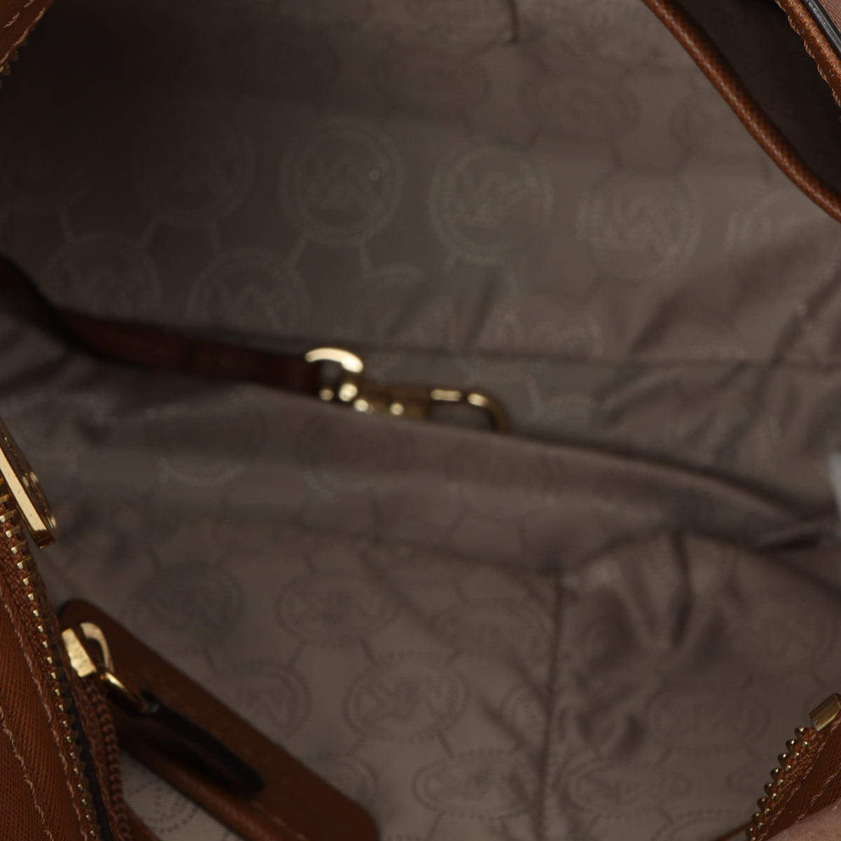 Michael Kors Tan Jet Set Travel Large Messenger Bag
