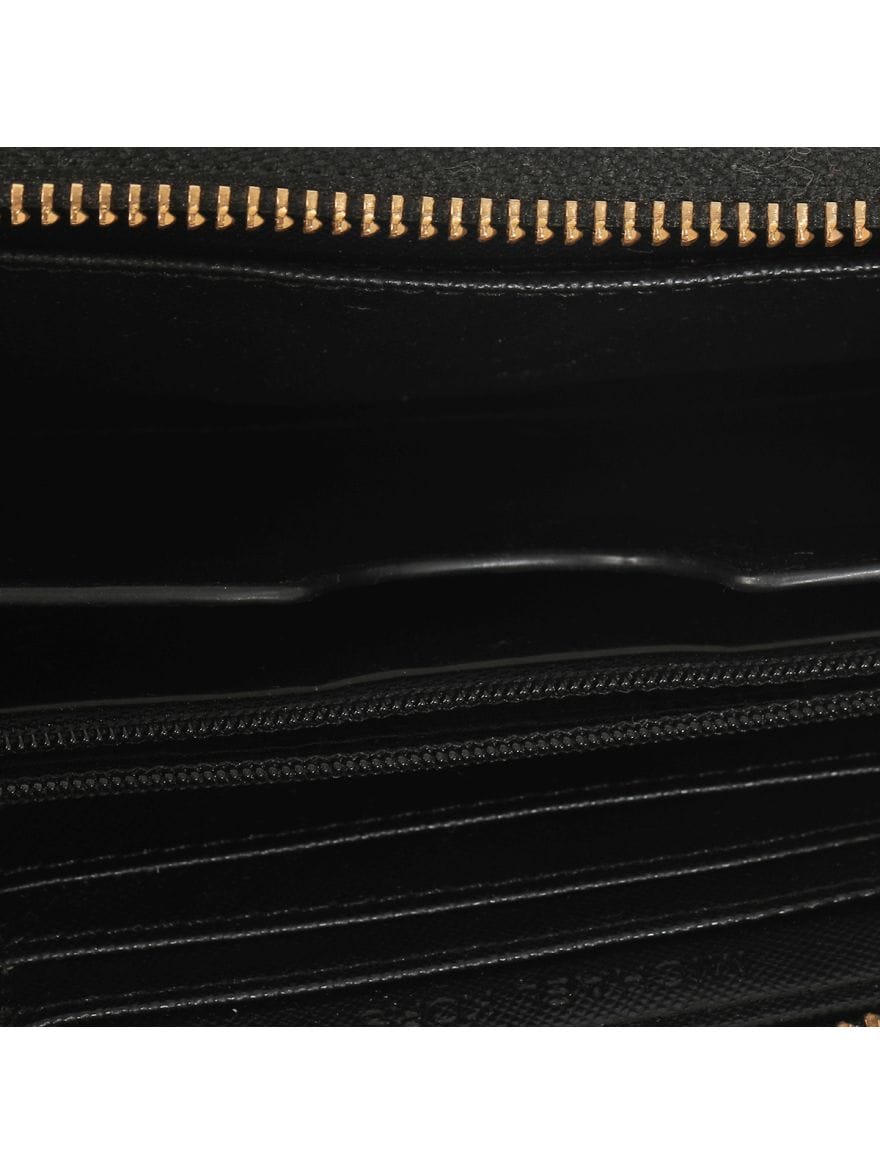 Michael Kors Black Patent Leather Wallet Full Size