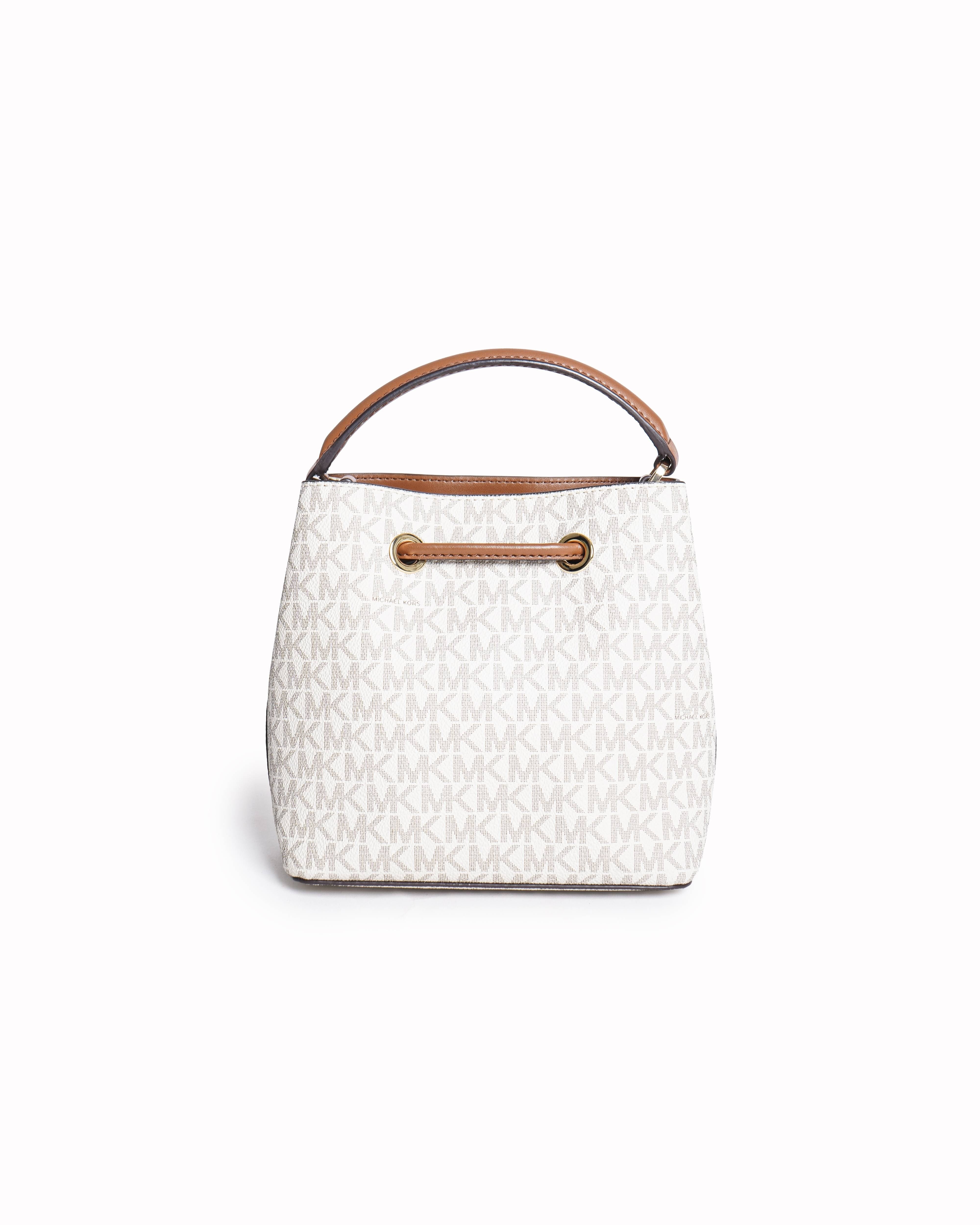 Michael Kors Suri Medium Monogram Bucket Messenger Bag