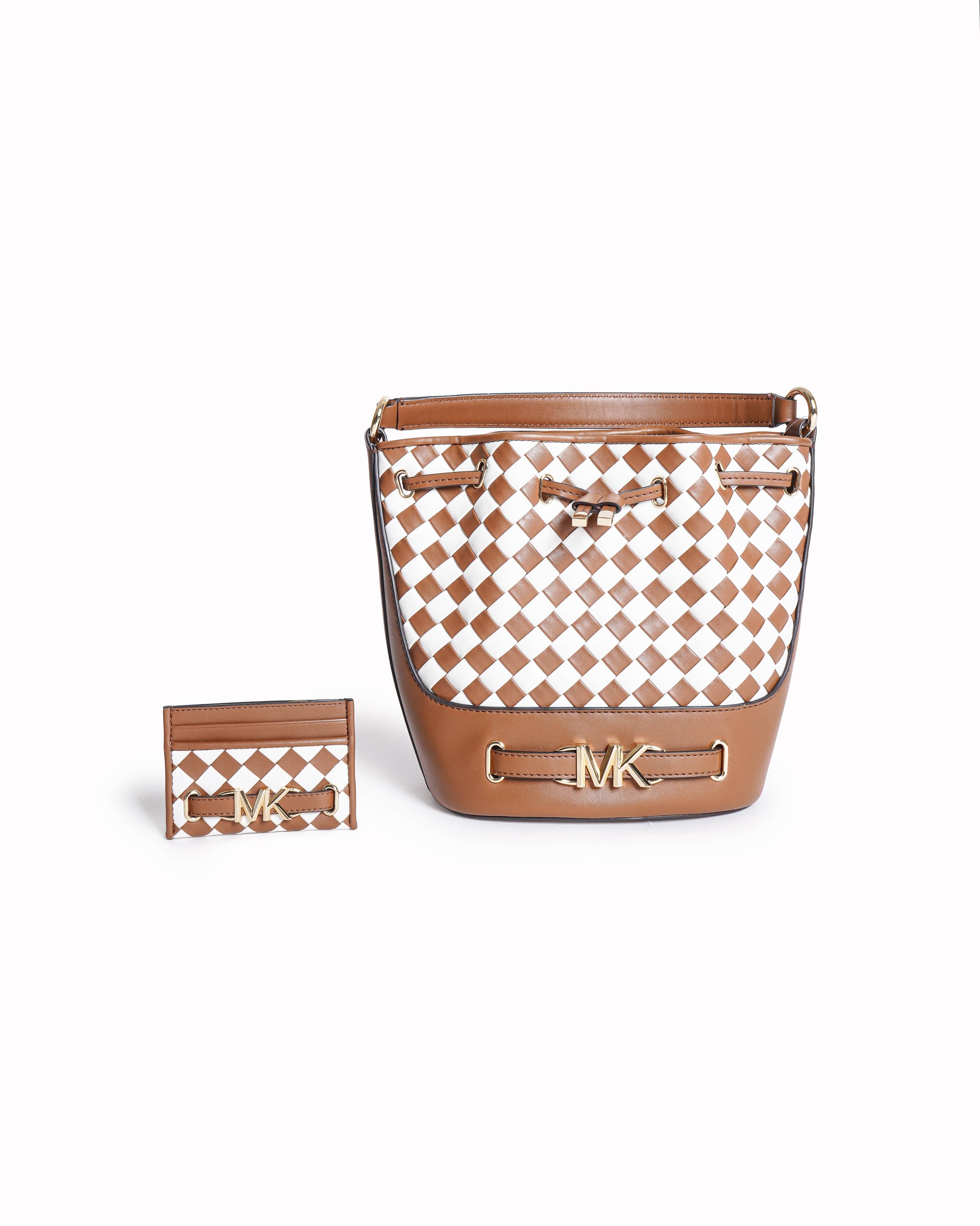 Michael Kors Reed Medium Belted Bucket Messenger Bag