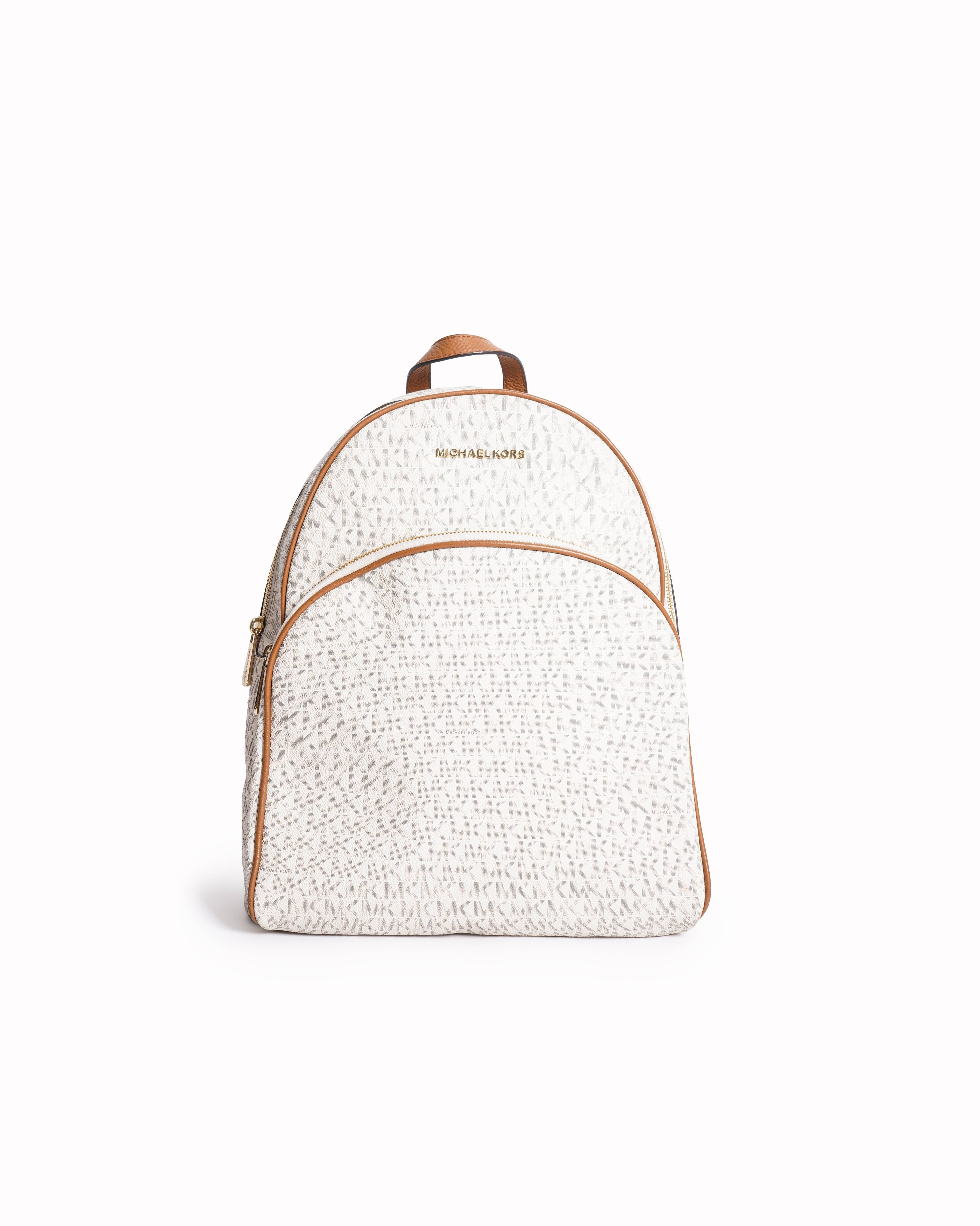 Michael Kors New Michael Kors Backpack In Monogram Canvas & Leather