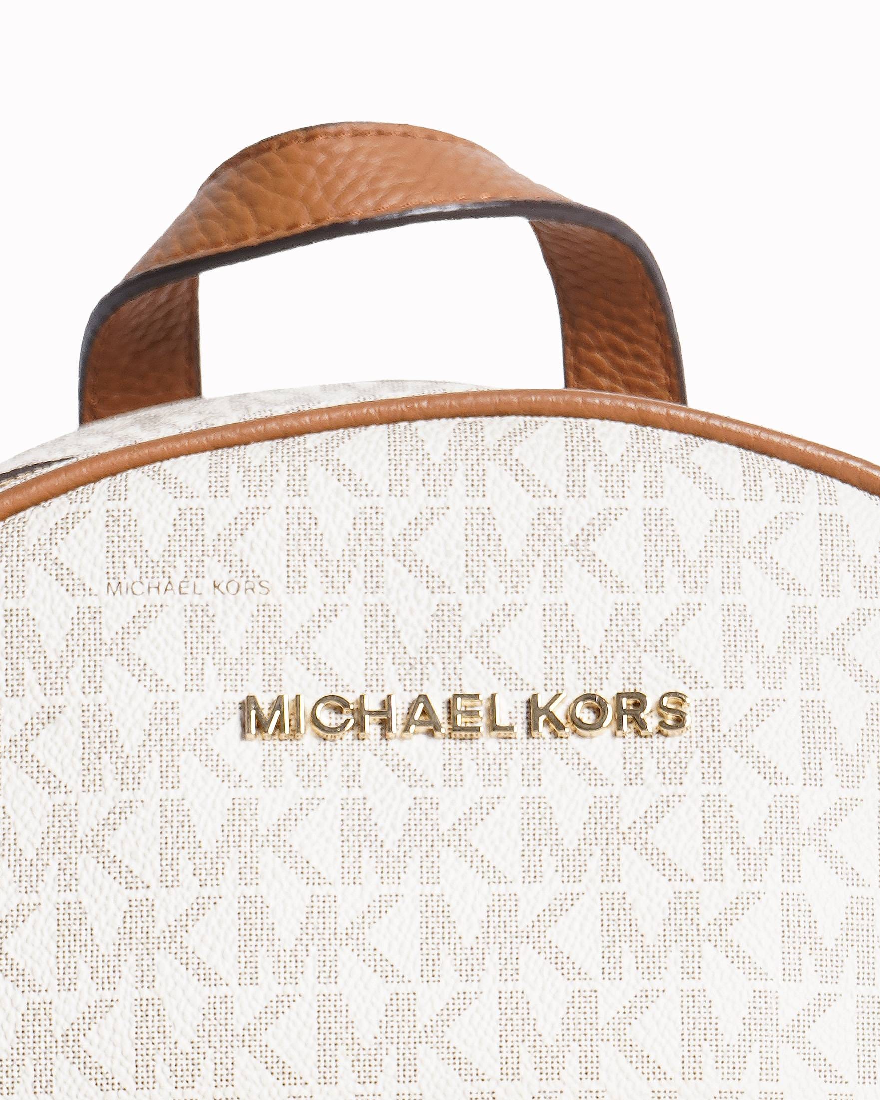 Michael Kors New Michael Kors Backpack In Monogram Canvas & Leather