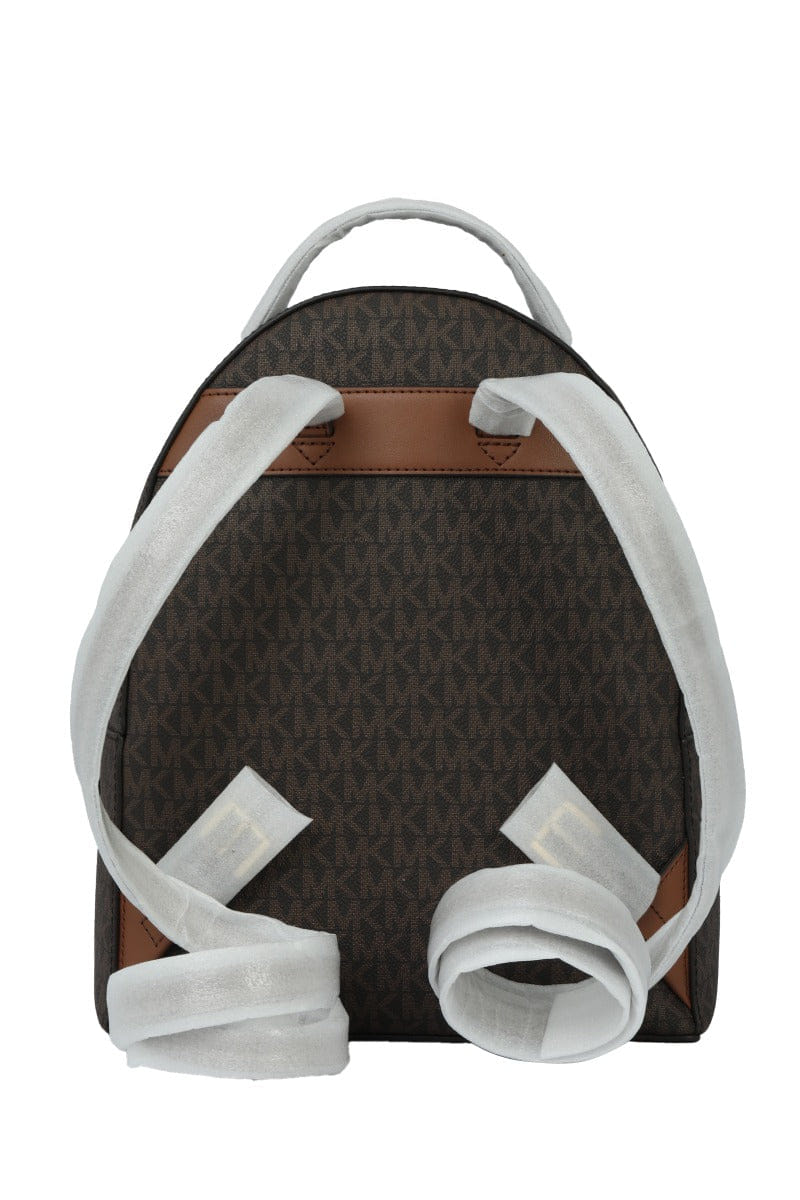 Michael Kors Brown Monogram Sheila Leather Backpack