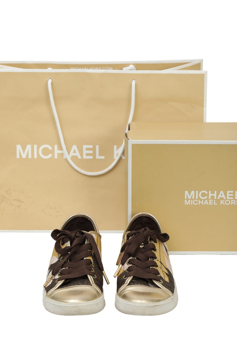 Michael Kors Black Signature Coated Canvas Mott Belt Bag