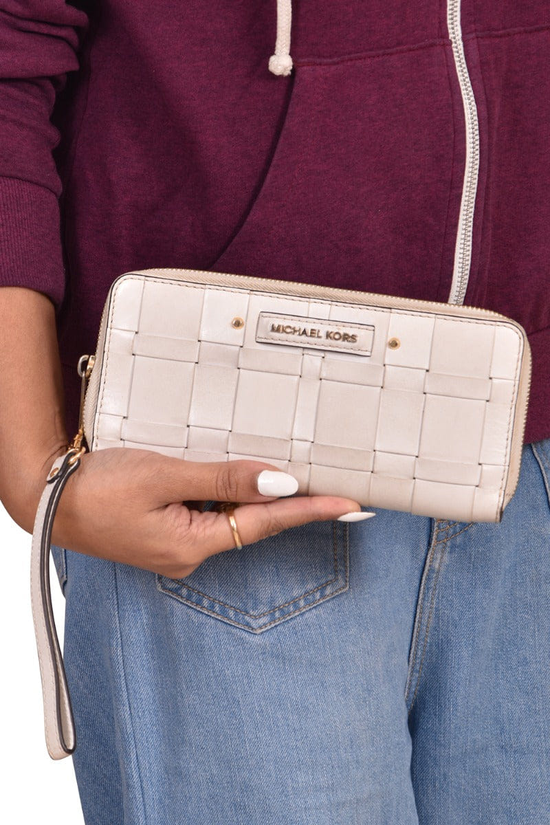 Michael Kors Basket Weave Wallet
