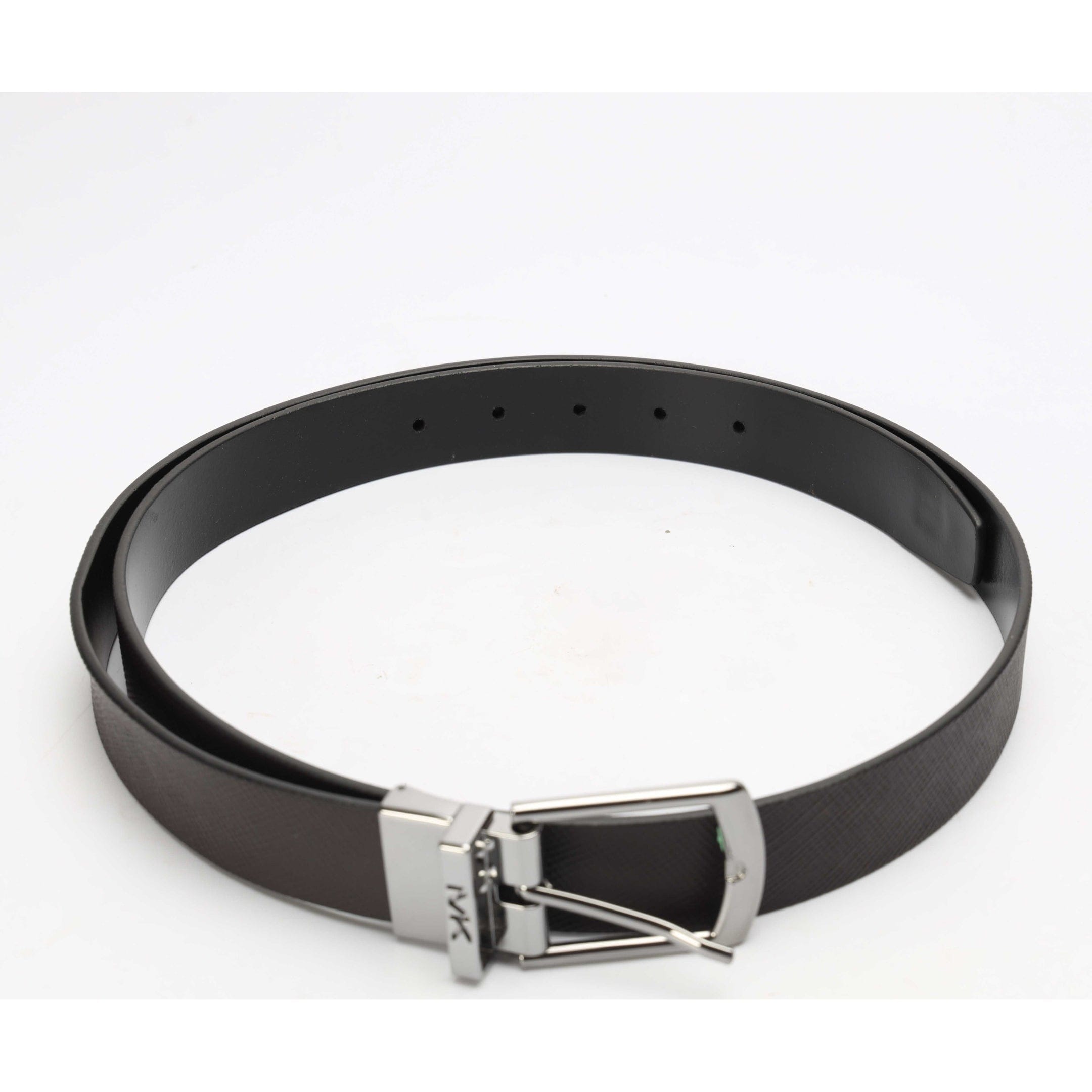 Michael Kors Black MK Buckle Belt