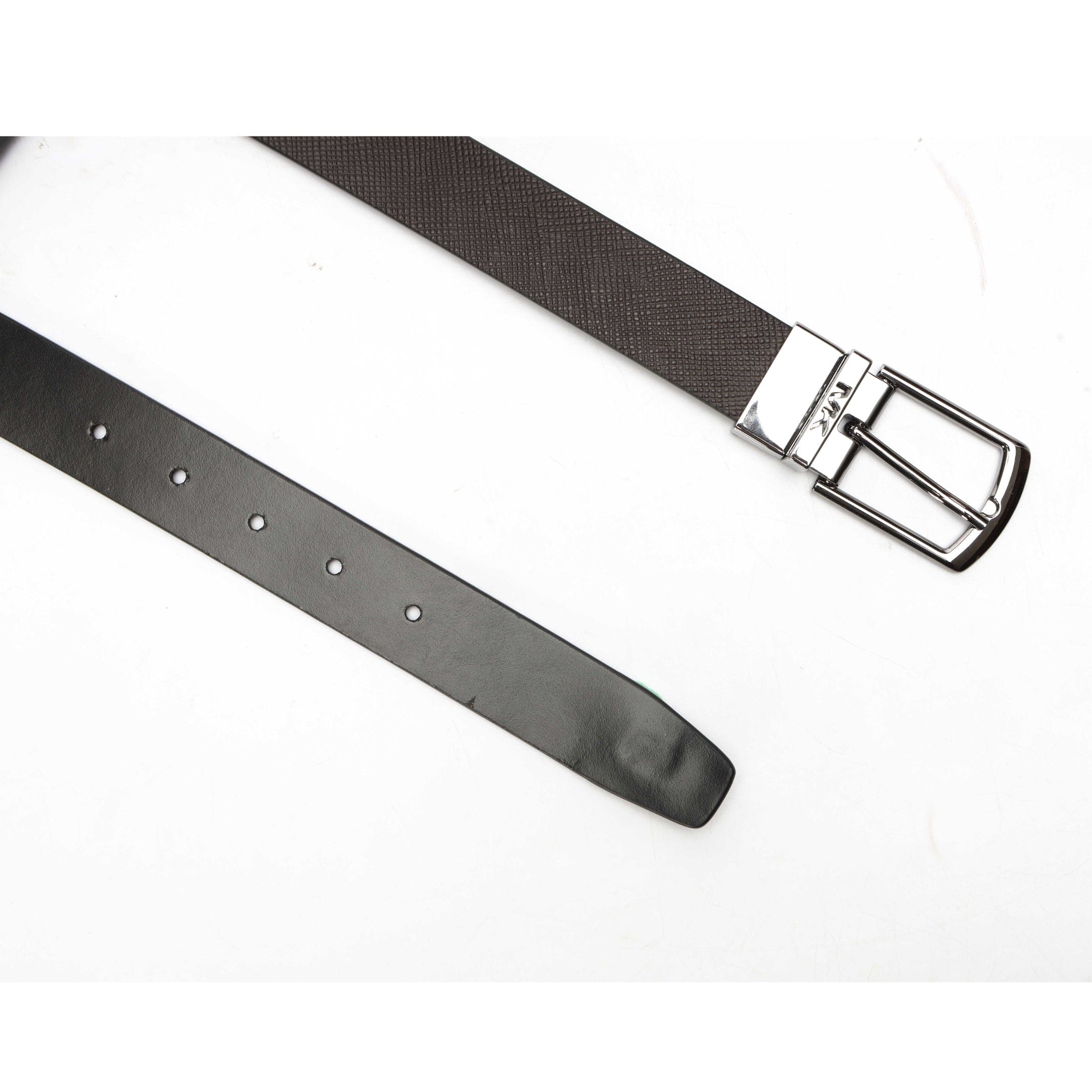 Michael Kors Black MK Buckle Belt