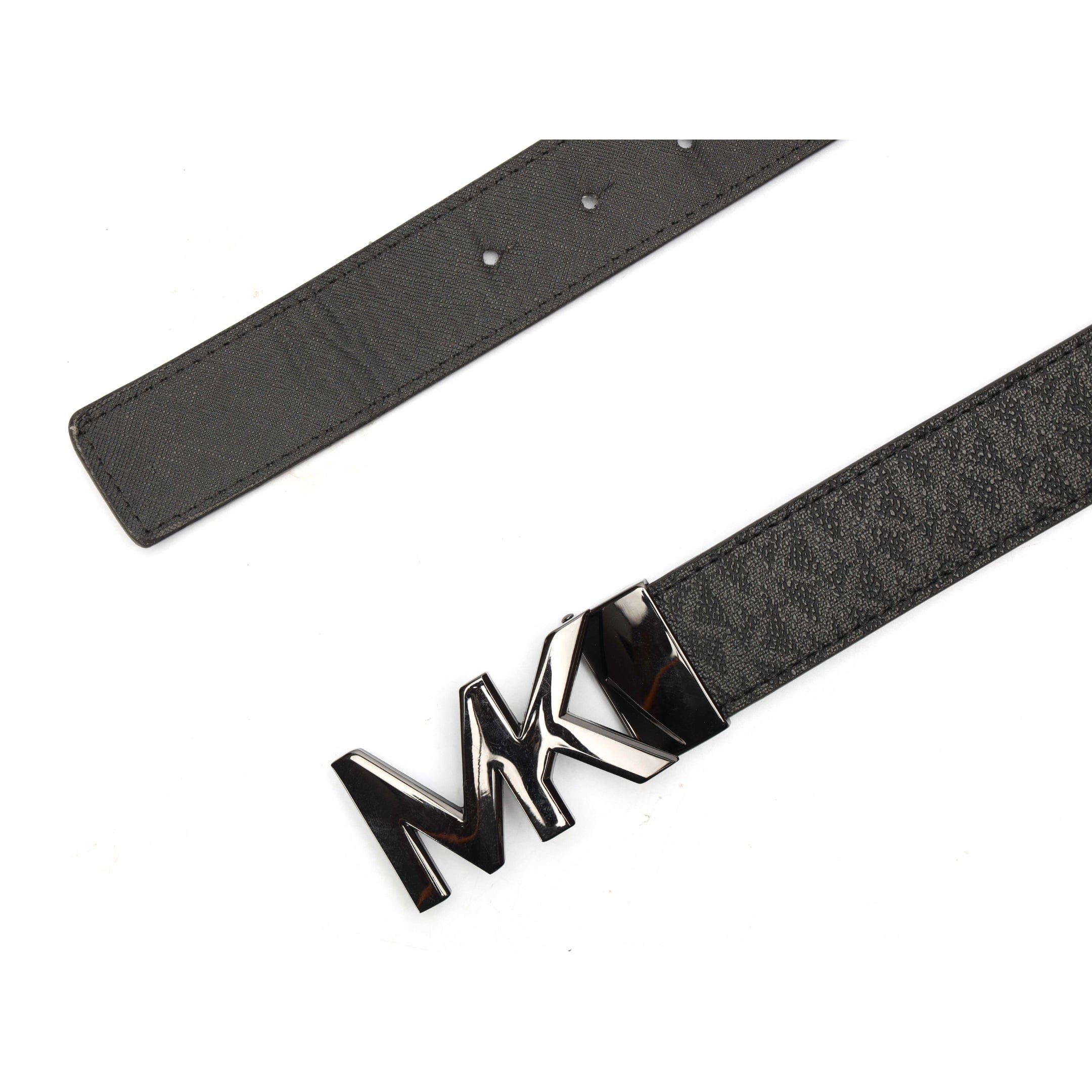 Michael Kors Black Logo Reversible Belt