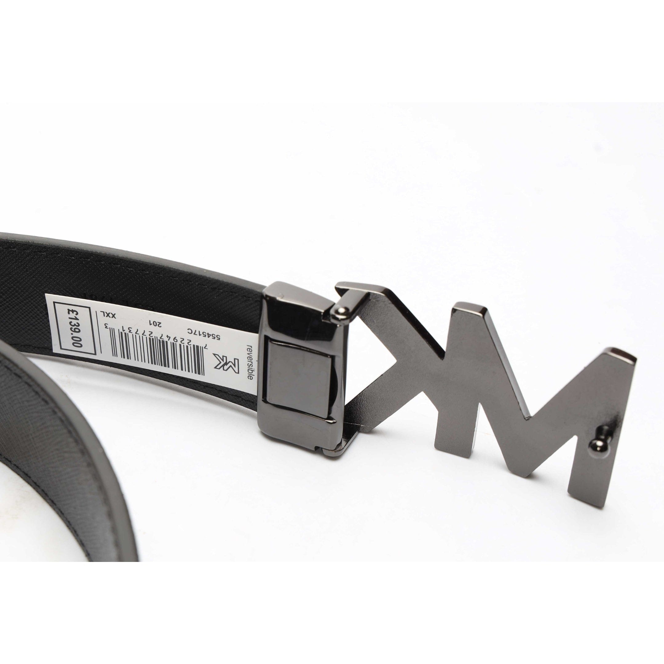 Michael Kors Black Logo Reversible Belt