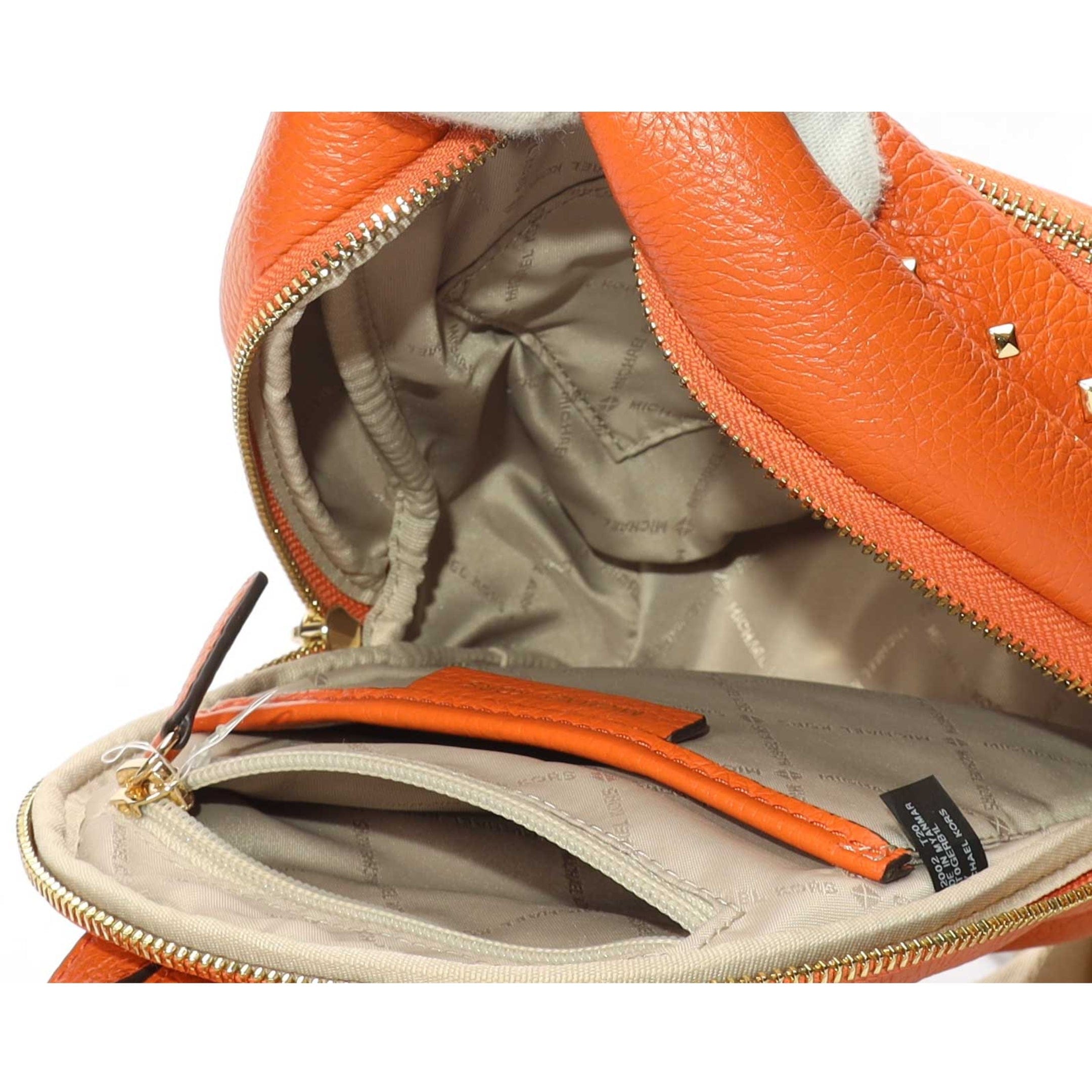 Michael Kors Erin Orange Backpack