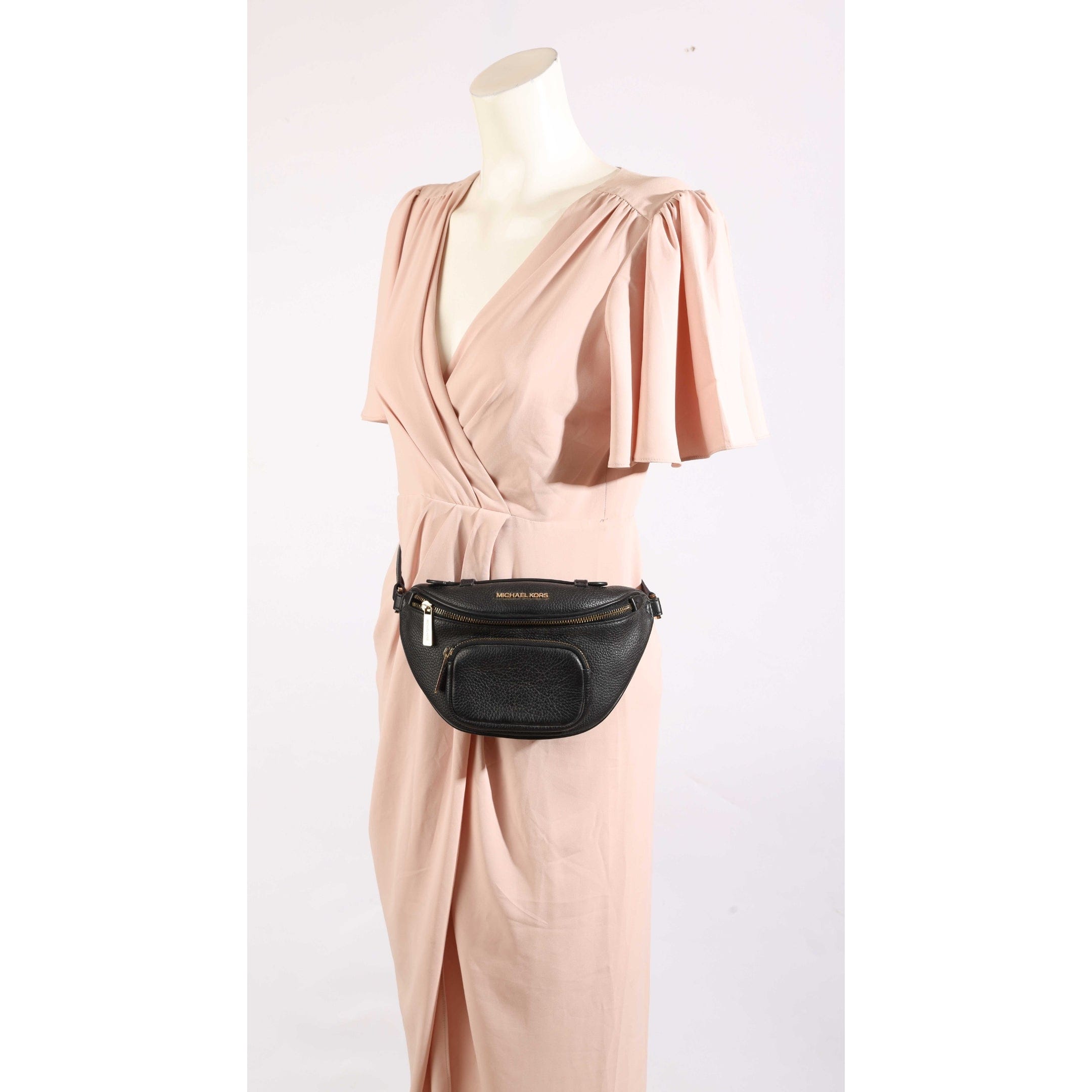 Michael Kors Black Fanny Belt Bag