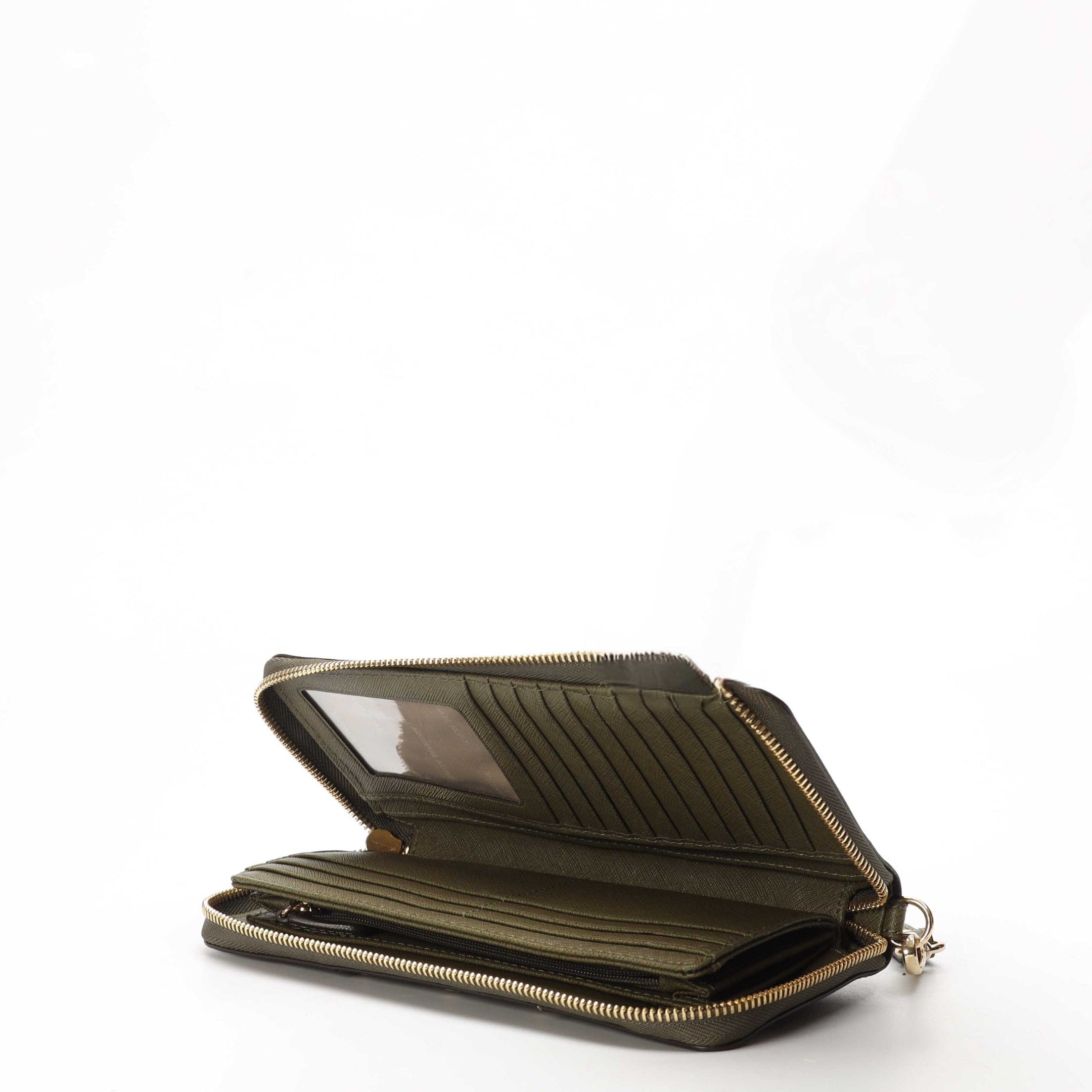 Michael Kors Olive Studded Continental Wallet