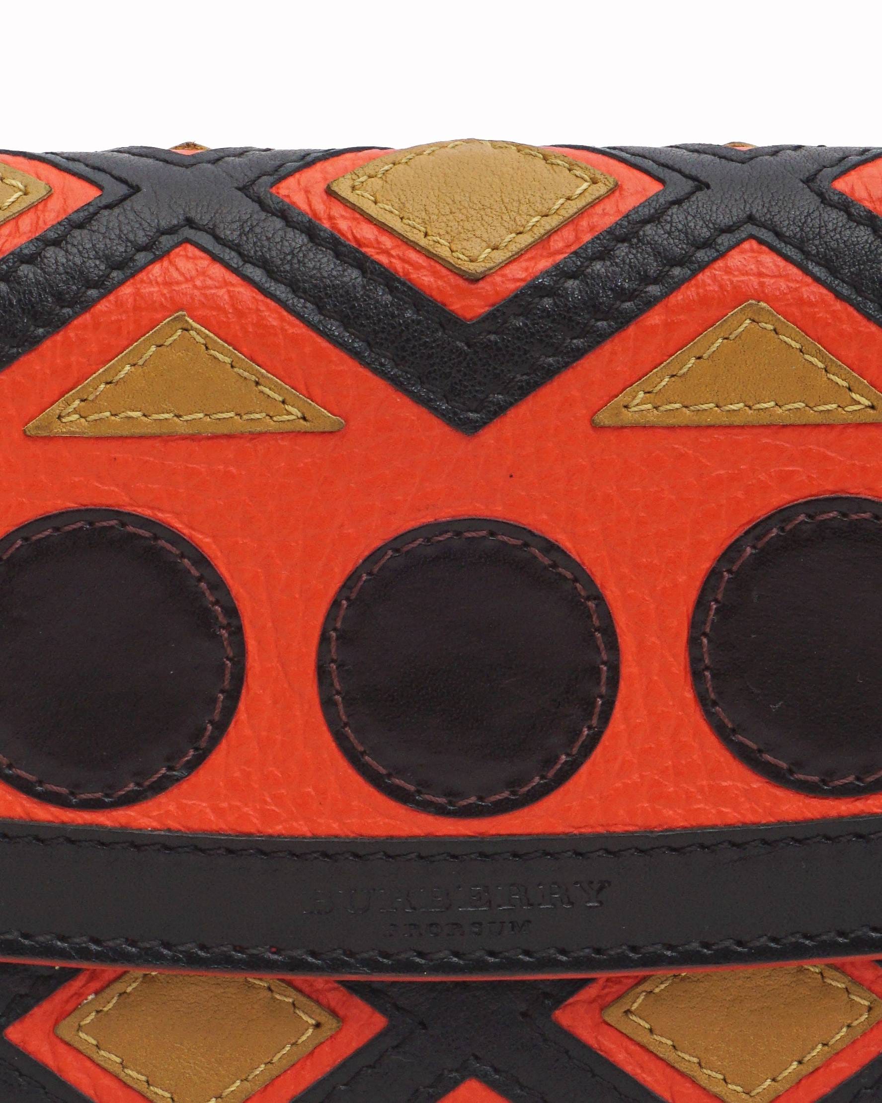 Burberry Geometric Pattern Continental Wallet