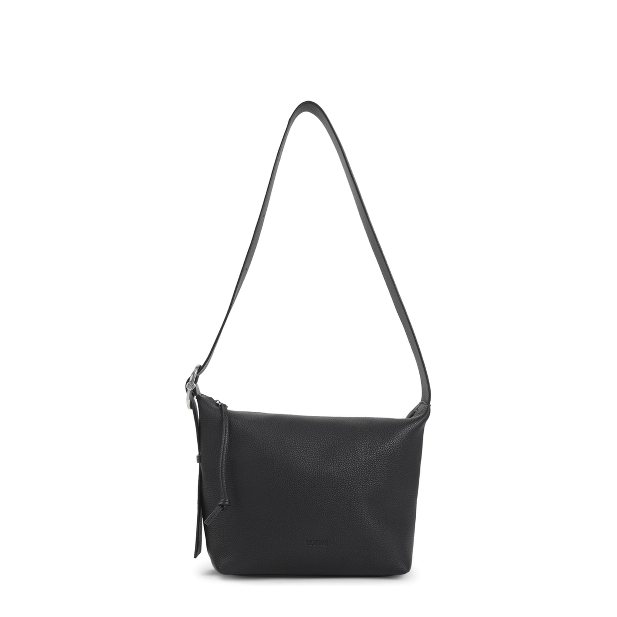 Loewe Loop Calfskin Hobo Bag - Black