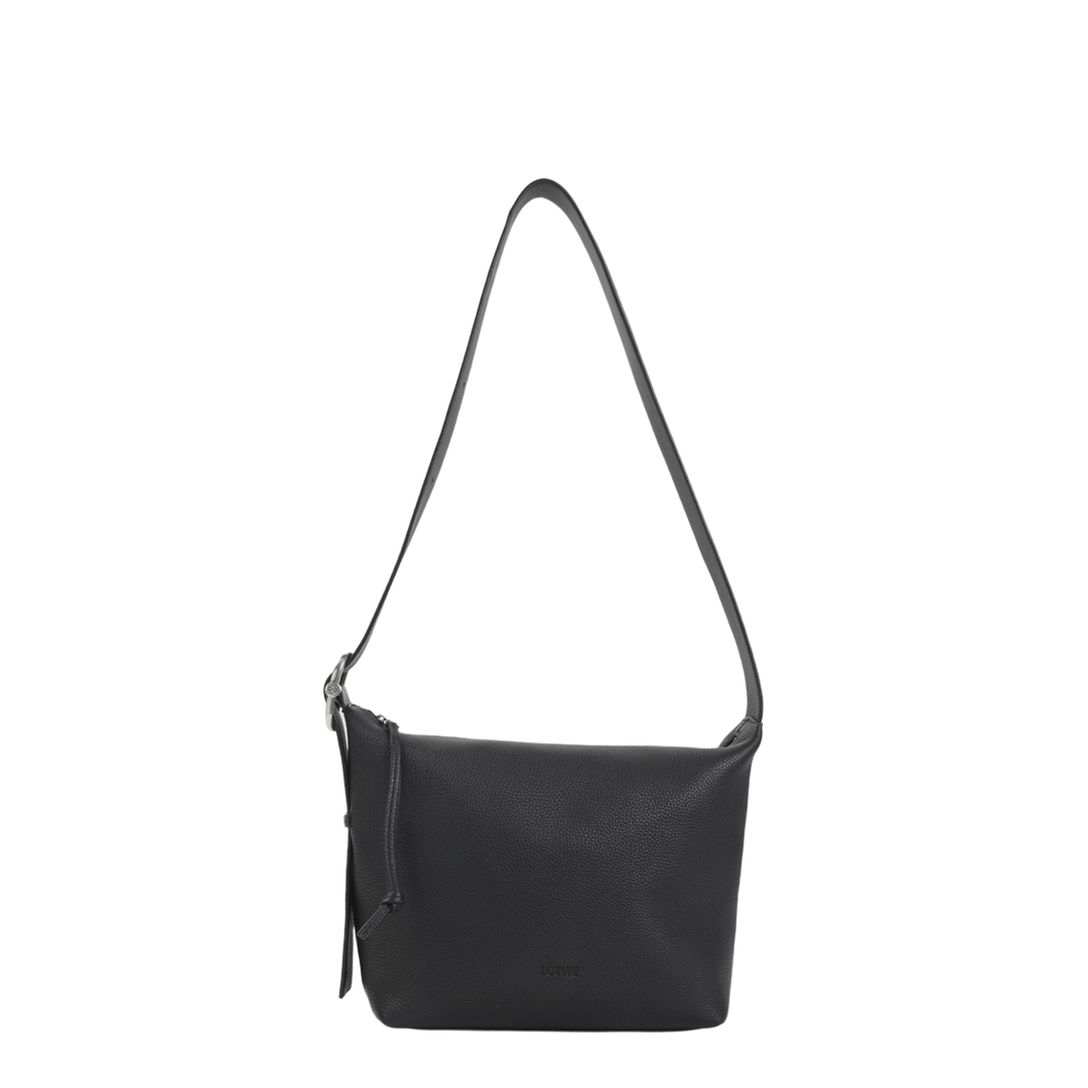 Loewe Loop Calfskin Hobo Bag - Black