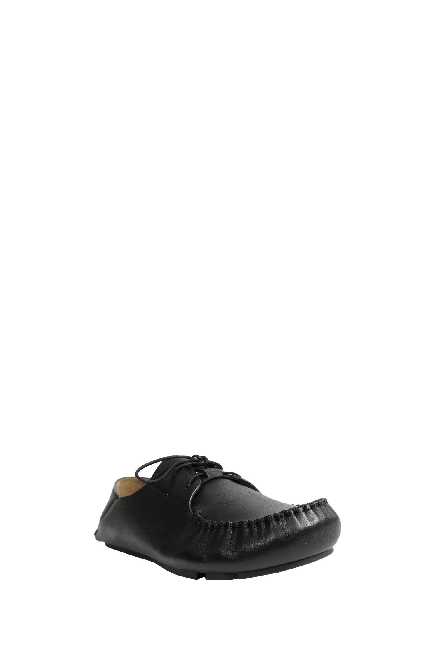 Loewe Soft Calfskin Rambla Boat Shoes