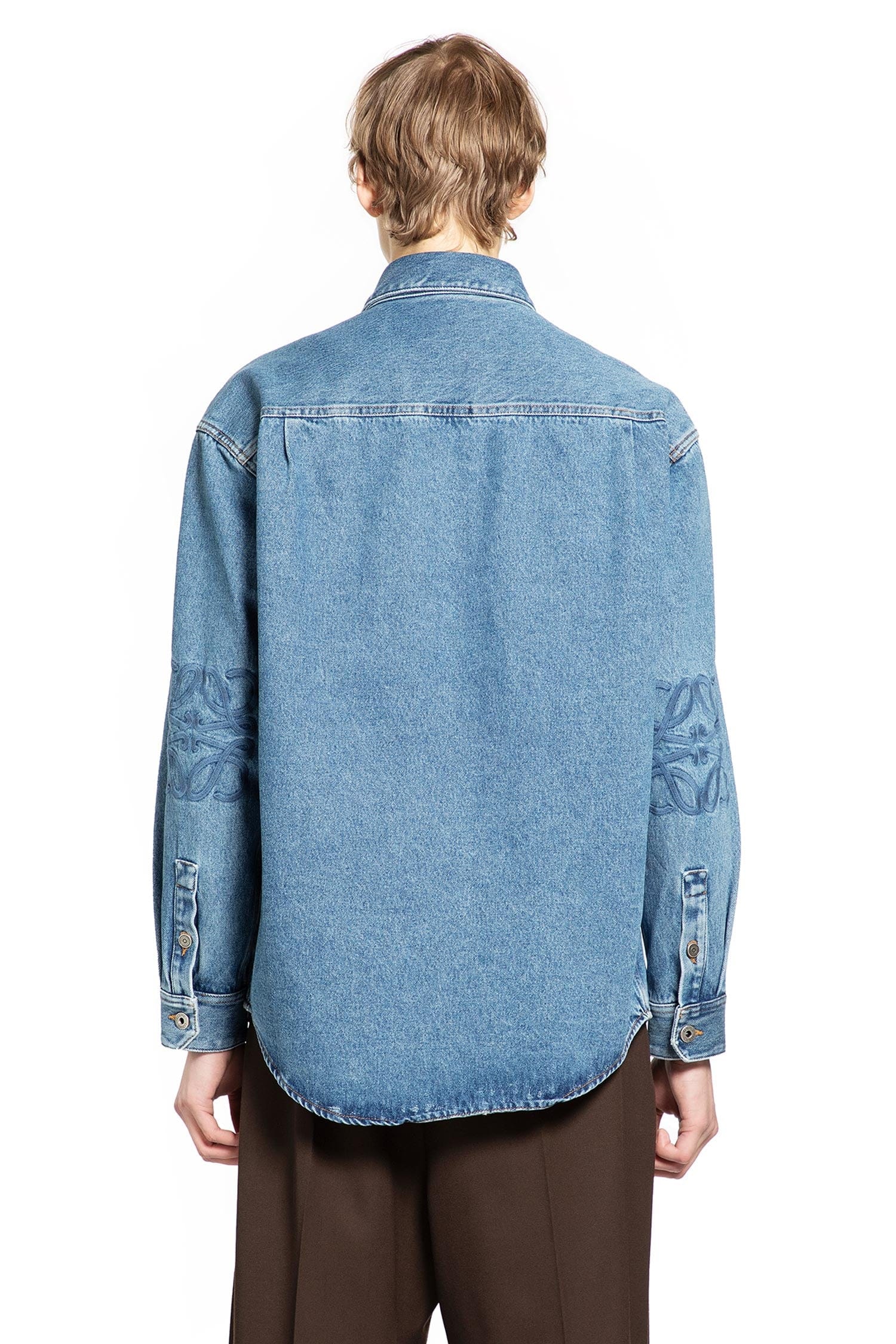 Loewe Anagram Overshirt in Denim